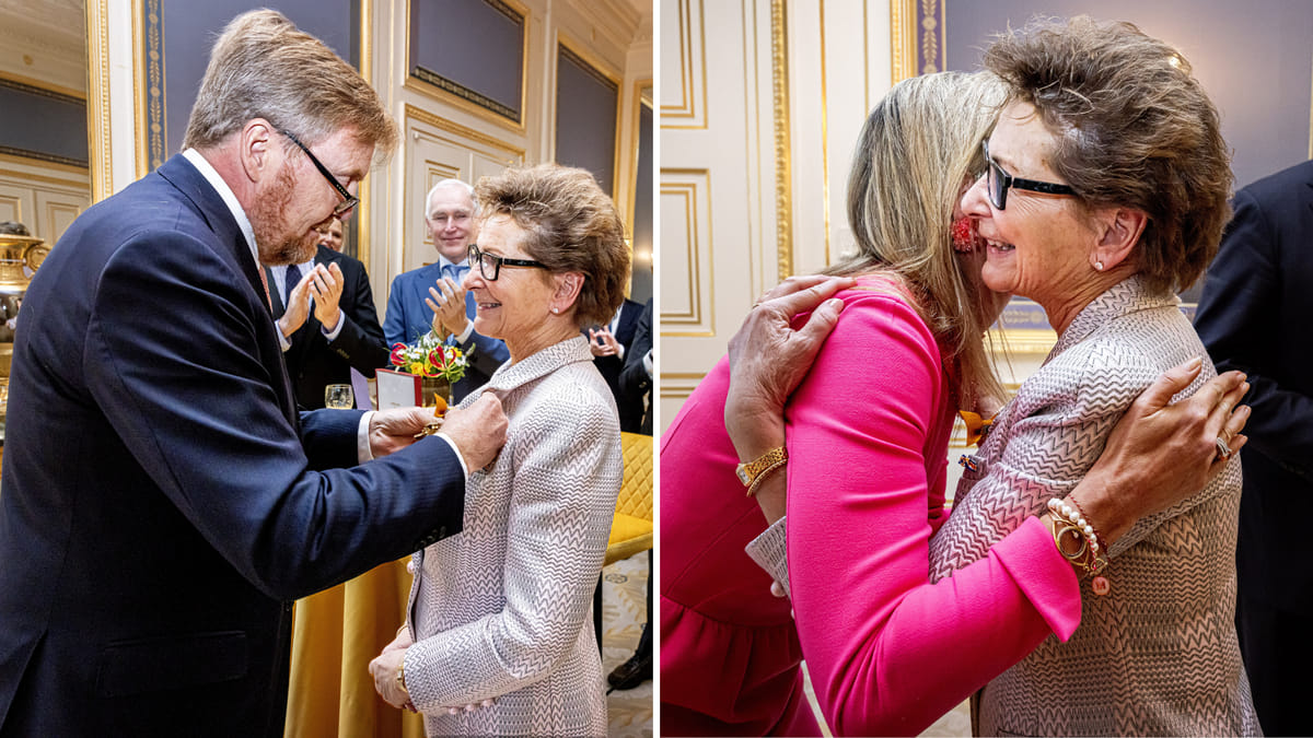 Koningspaar Onderscheidt Janine Van De Ende Met Erekruis Blauw Bloed