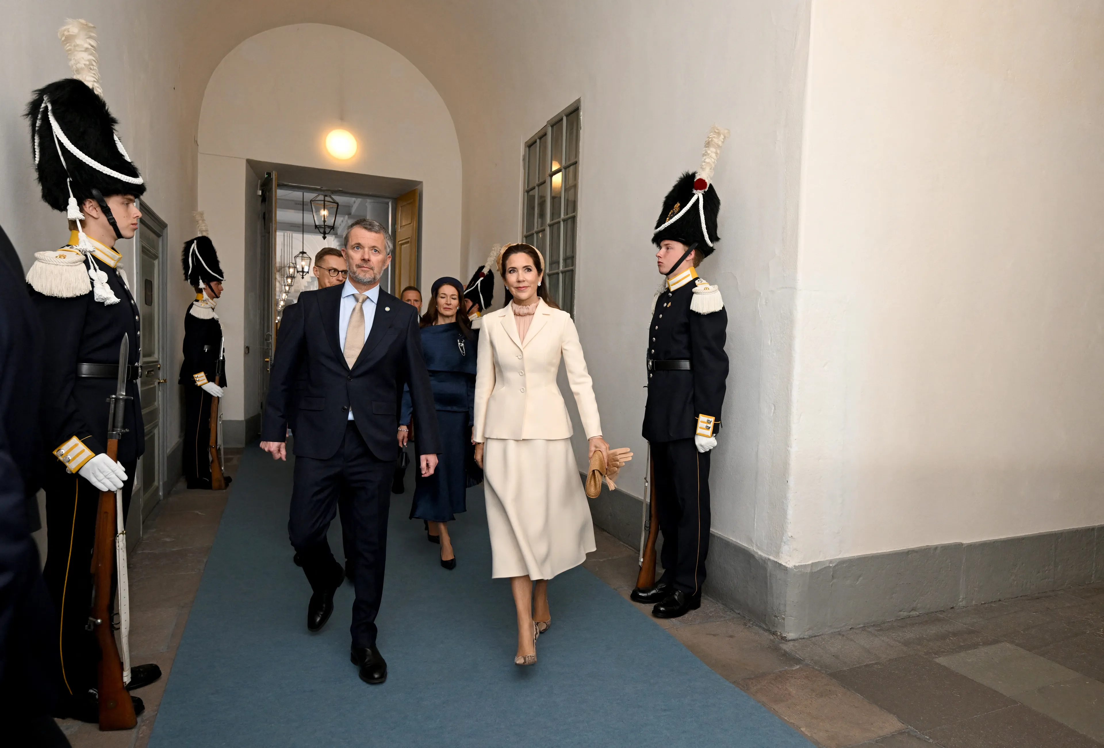 Koning Frederik en koningin Mary van Denemarken.