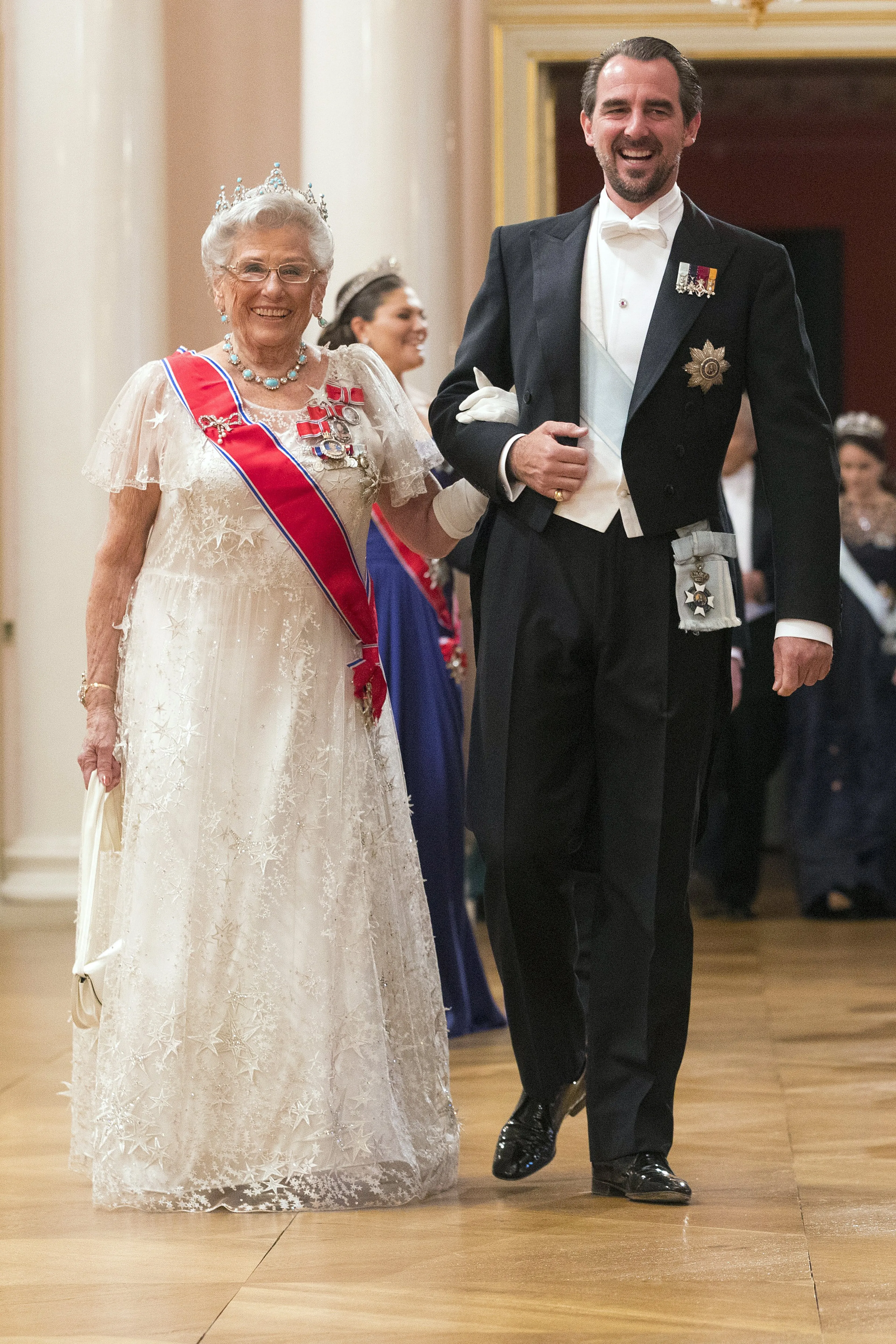 Prinses Astrid en prins Nikolaos (2017).