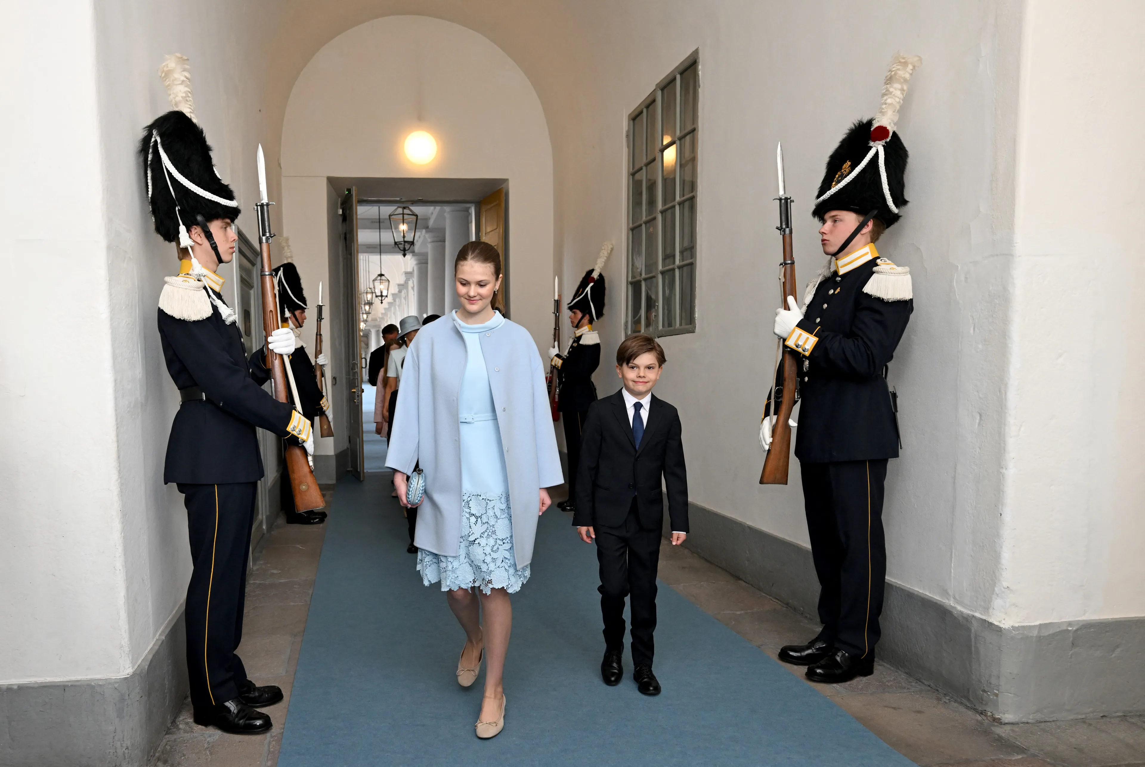 Prinses Estelle en prins Oscar.