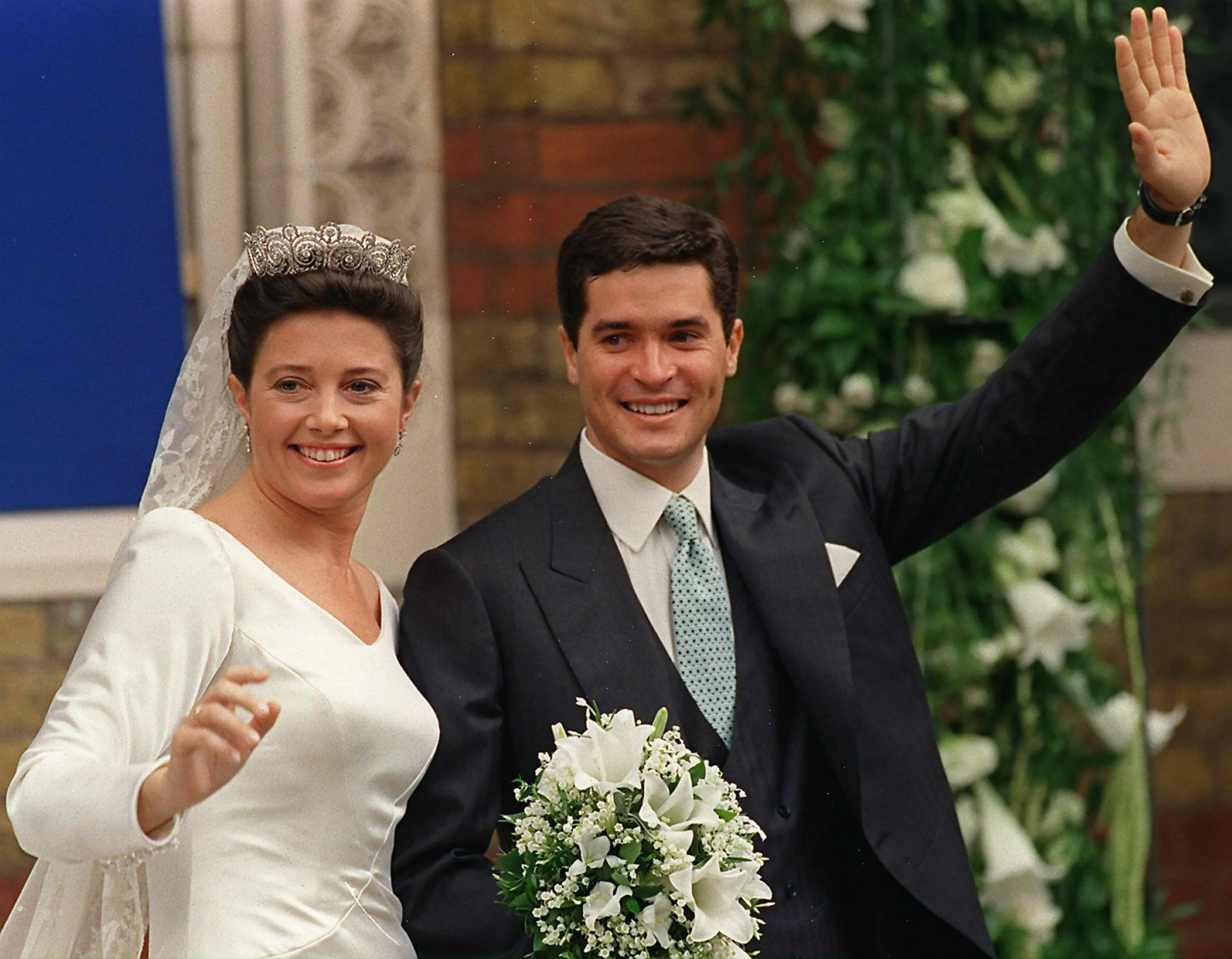 Het huwelijk van prinses Alexia en prins Carlos.