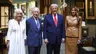 Britse royals nemen afscheid van Trump