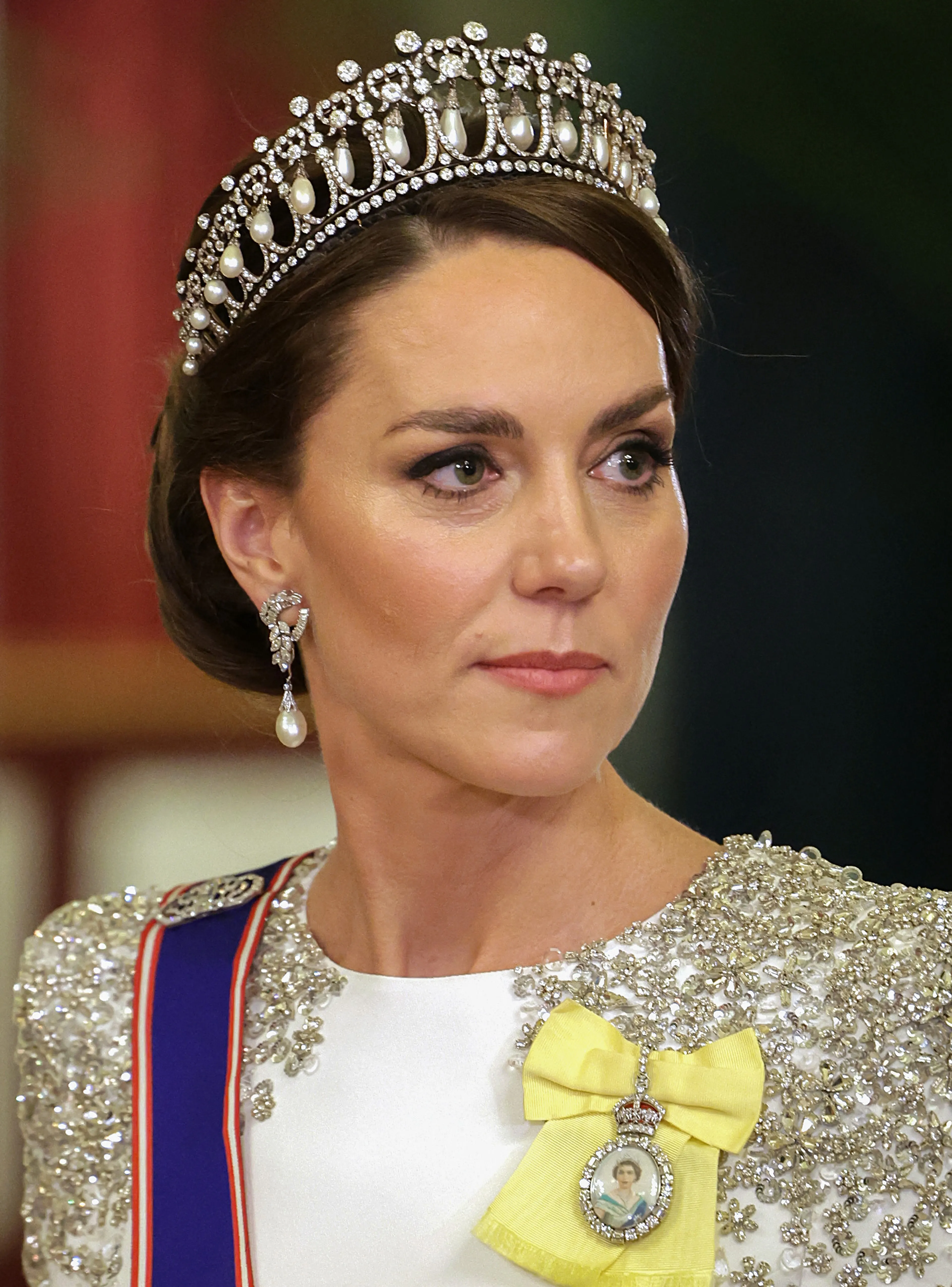 Catherine draagt regelmatig de Lover's Knot Tiara.