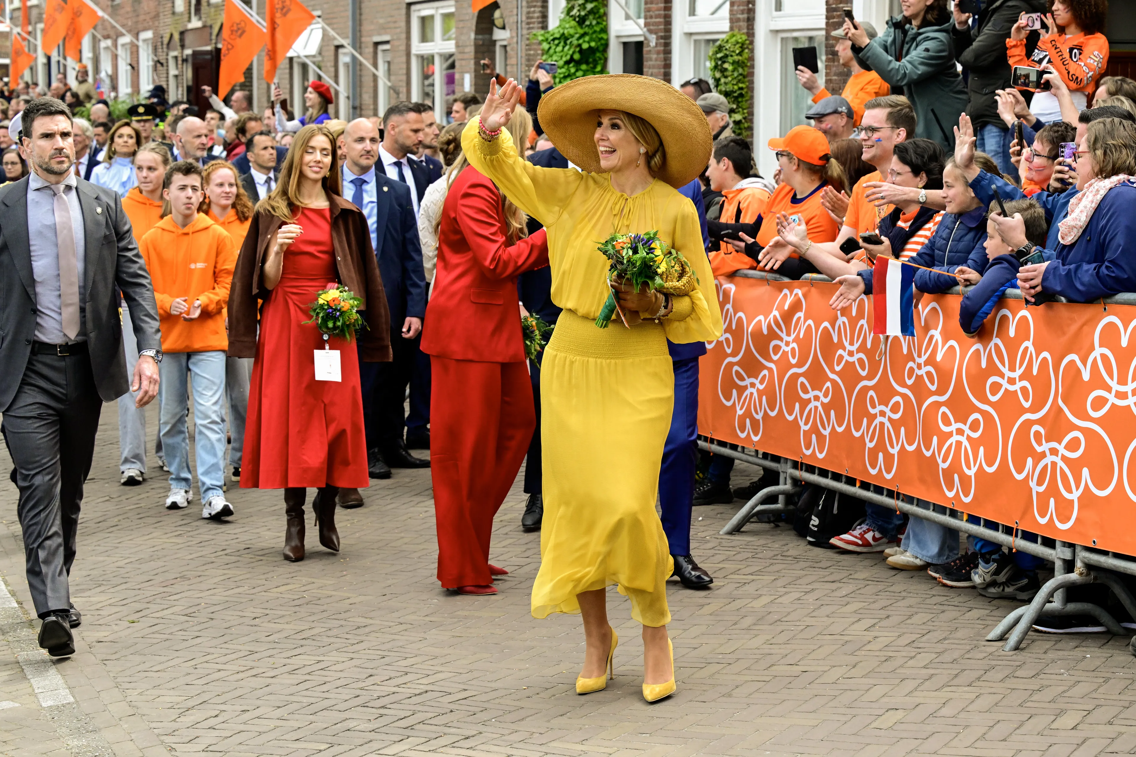 Koningin Máxima in Dokkum.