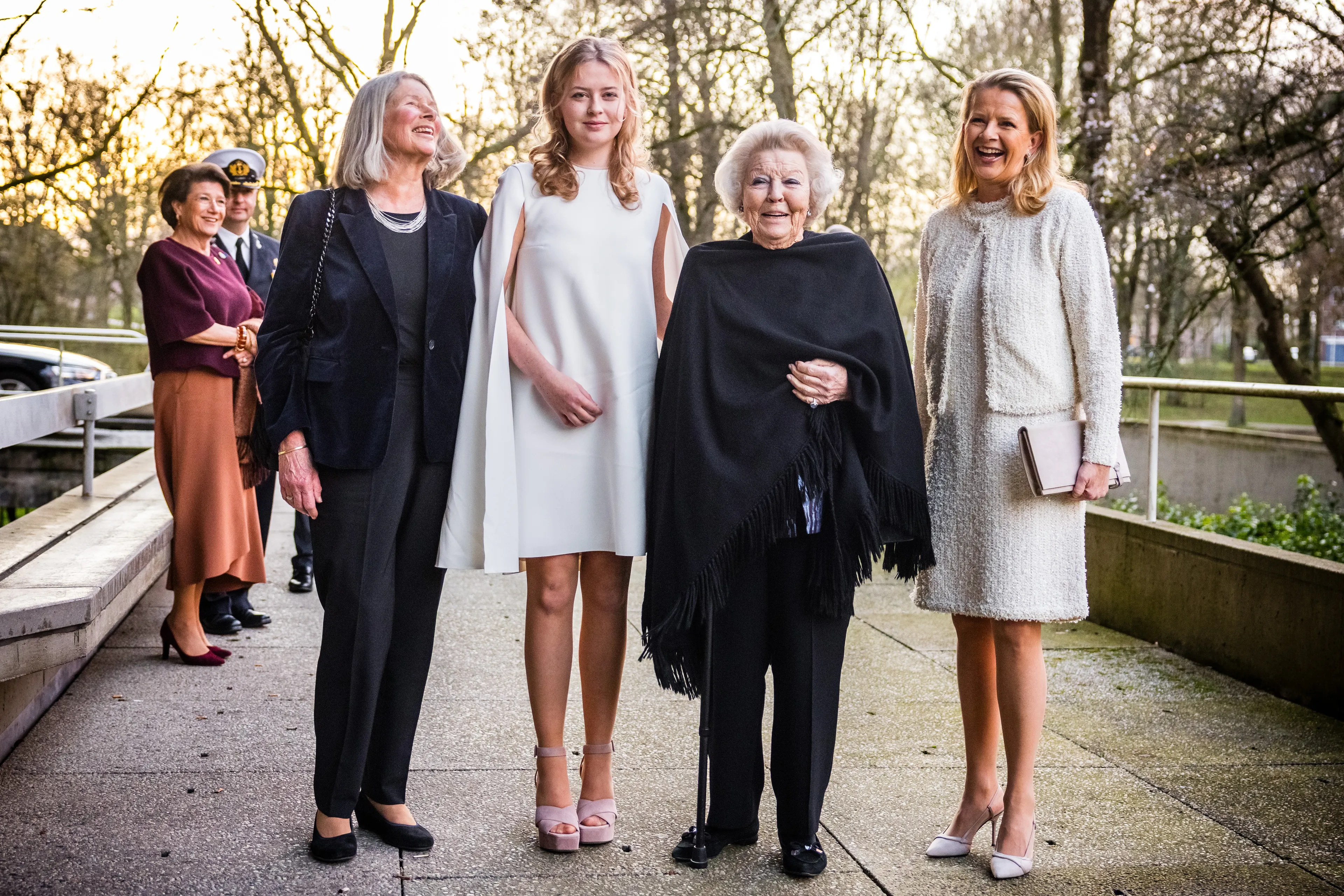Prinses Beatrix en prinses Mabel bij de uitreiking van de Prins Friso Ingenieursprijs 2026.