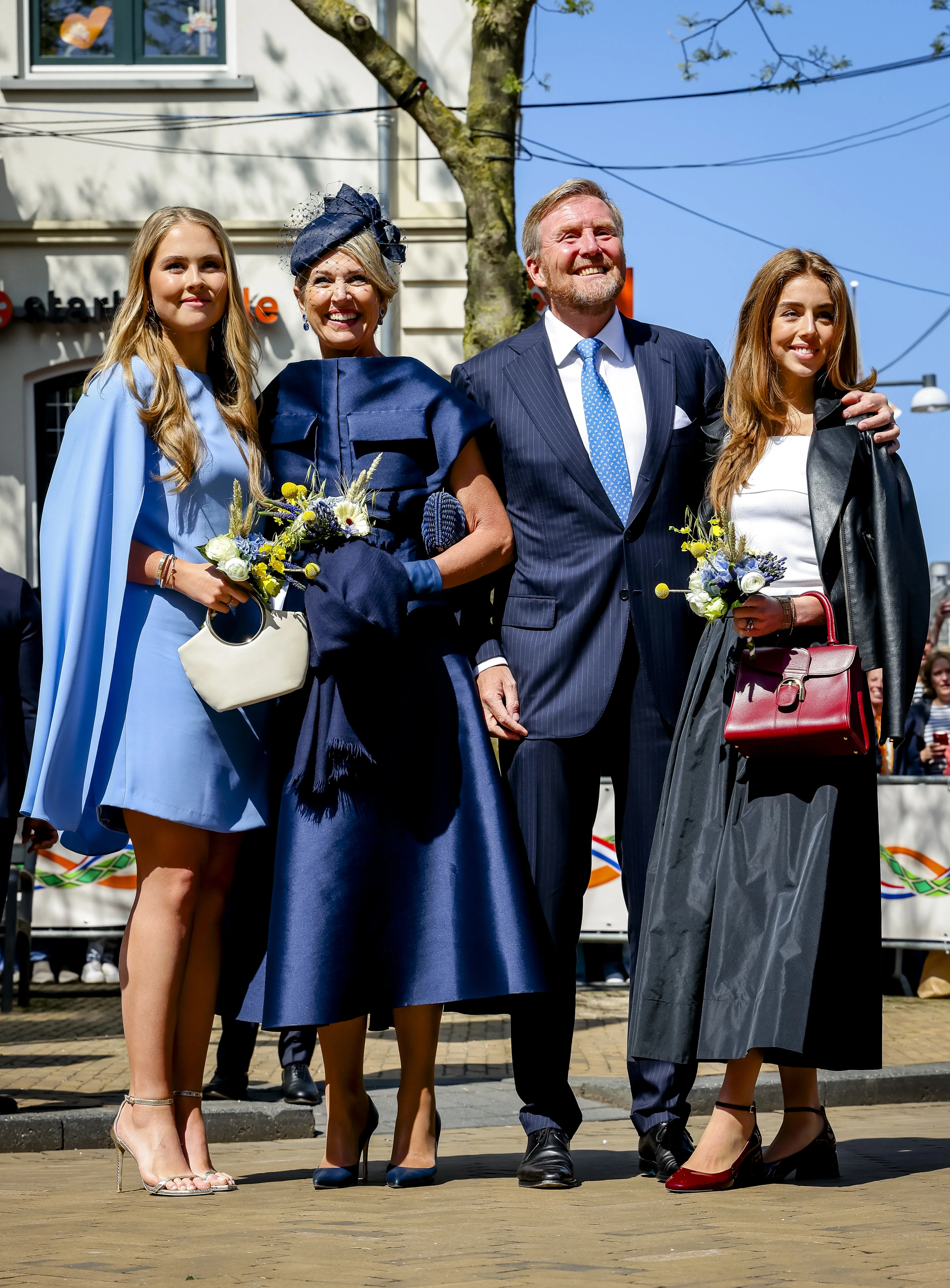 Het koninklijk gezin tijdens Koningsdag 2025.
