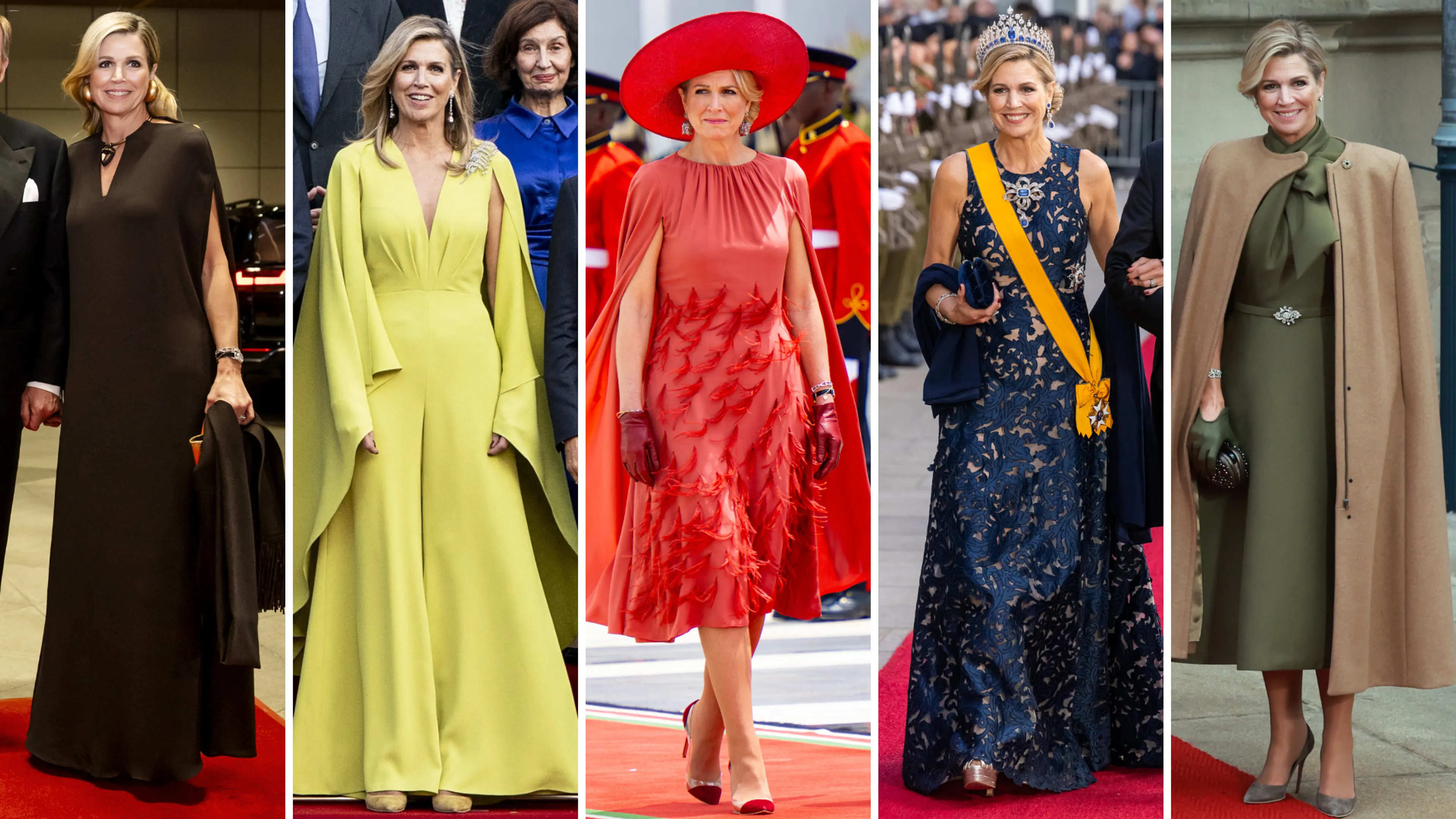 Déze 15 nieuwe jurken droeg koningin Máxima in 2025