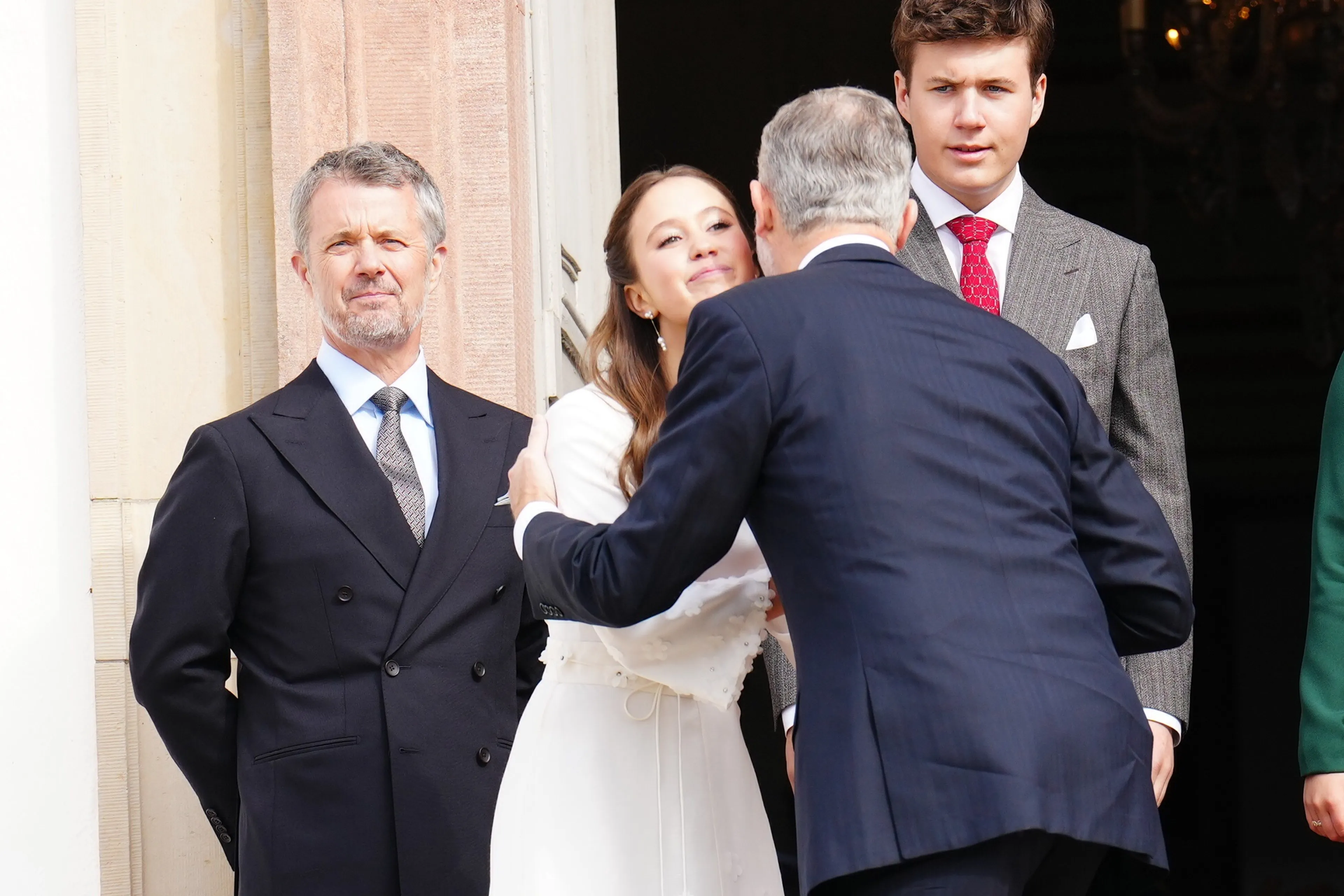 Koning Felipe is de peetvader van prins Vincent.