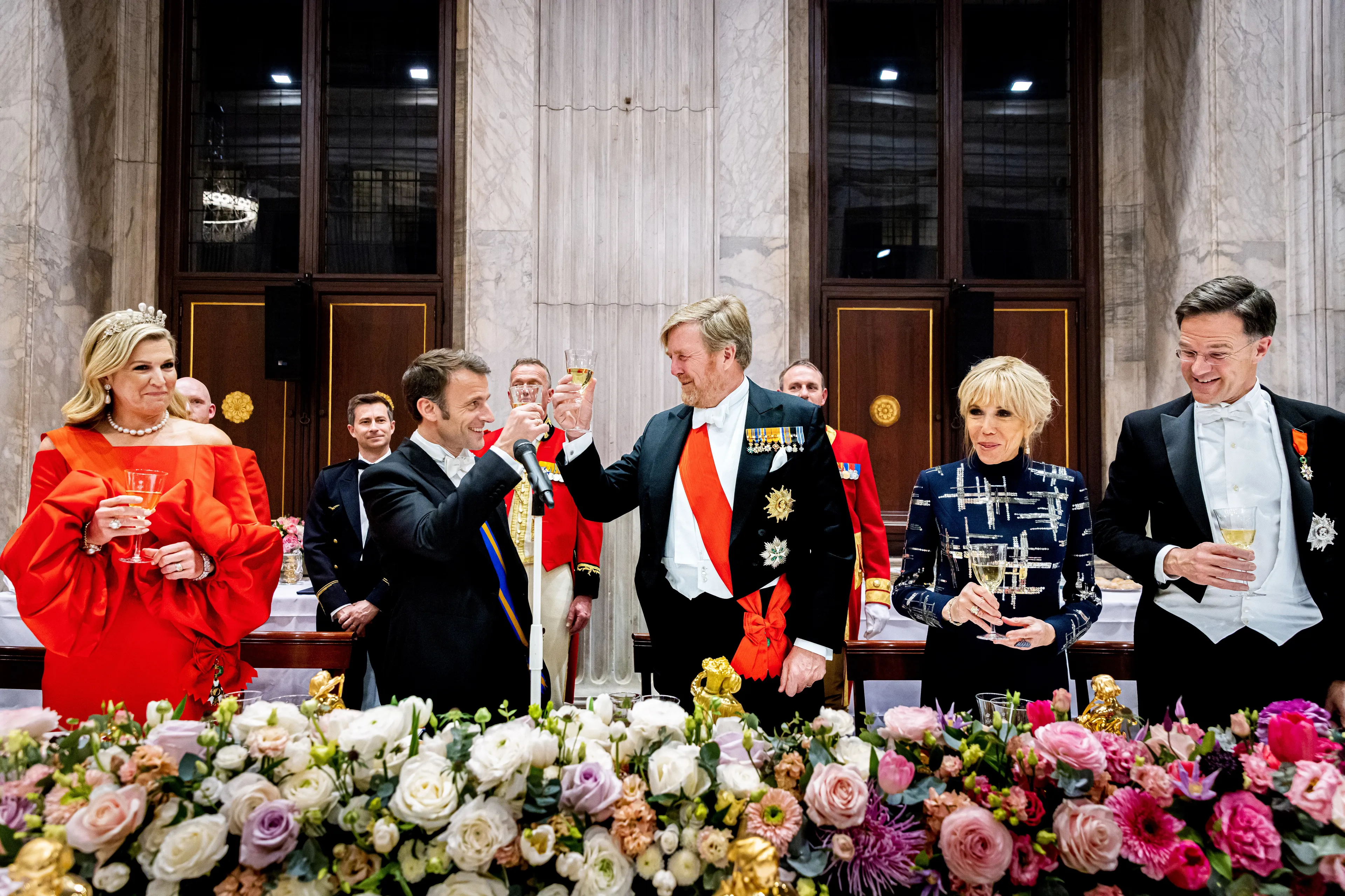 Een staatsbanket in Paleis op de Dam (2023).