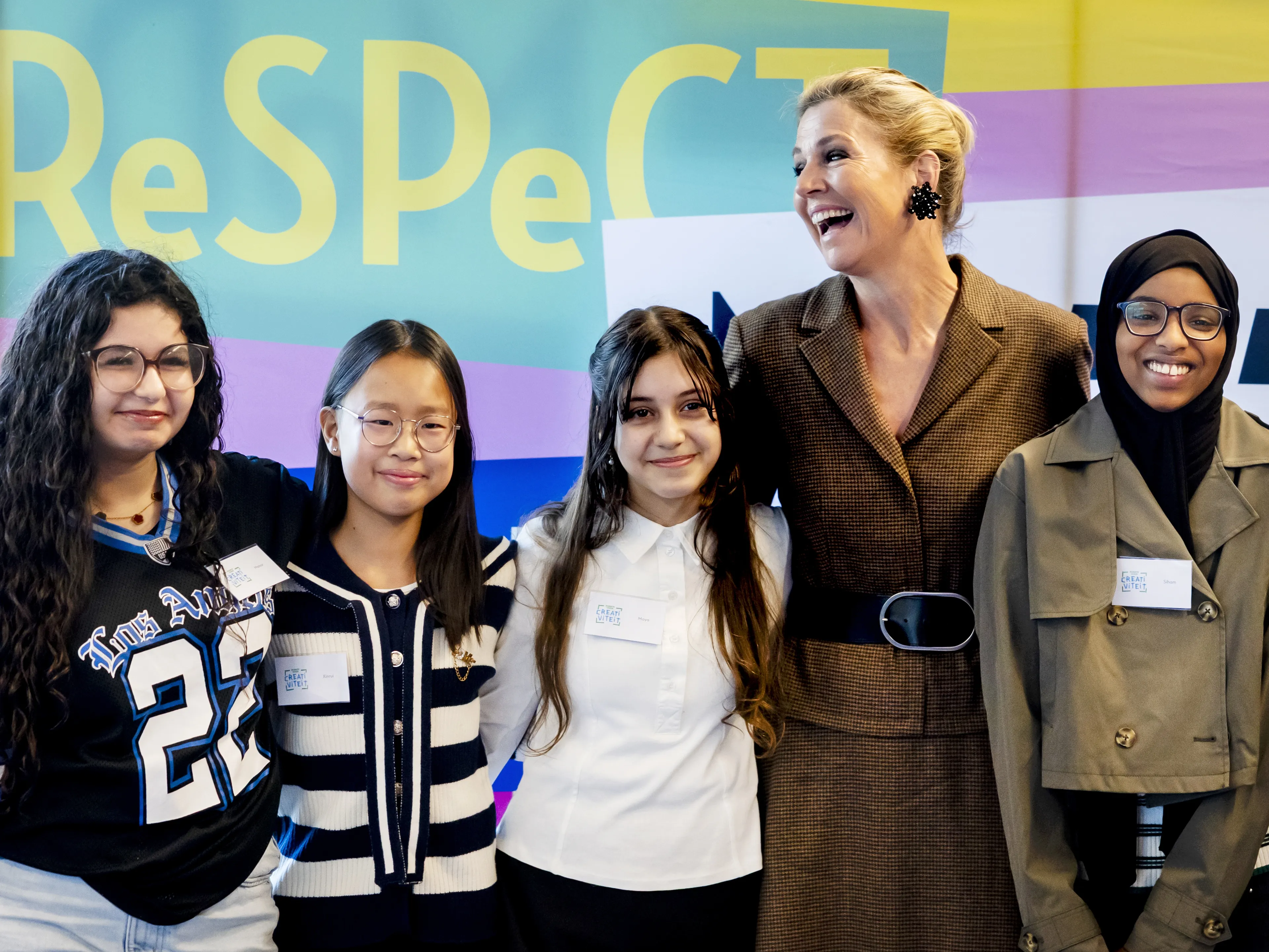 Koningin Máxima is erevoorzitter van Méér Muziek in de Klas.