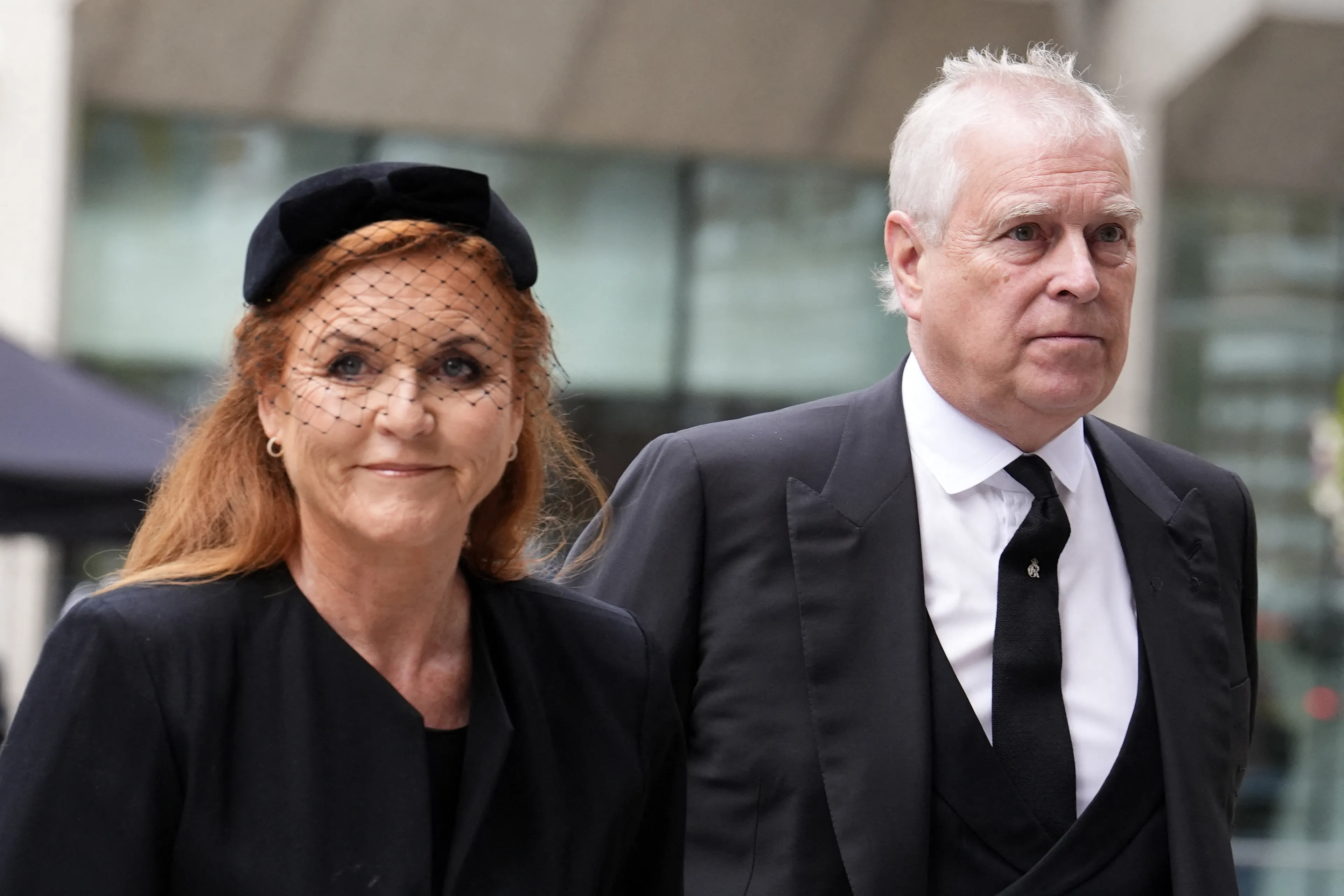 Sarah Ferguson met haar ex-man Andrew (2025).