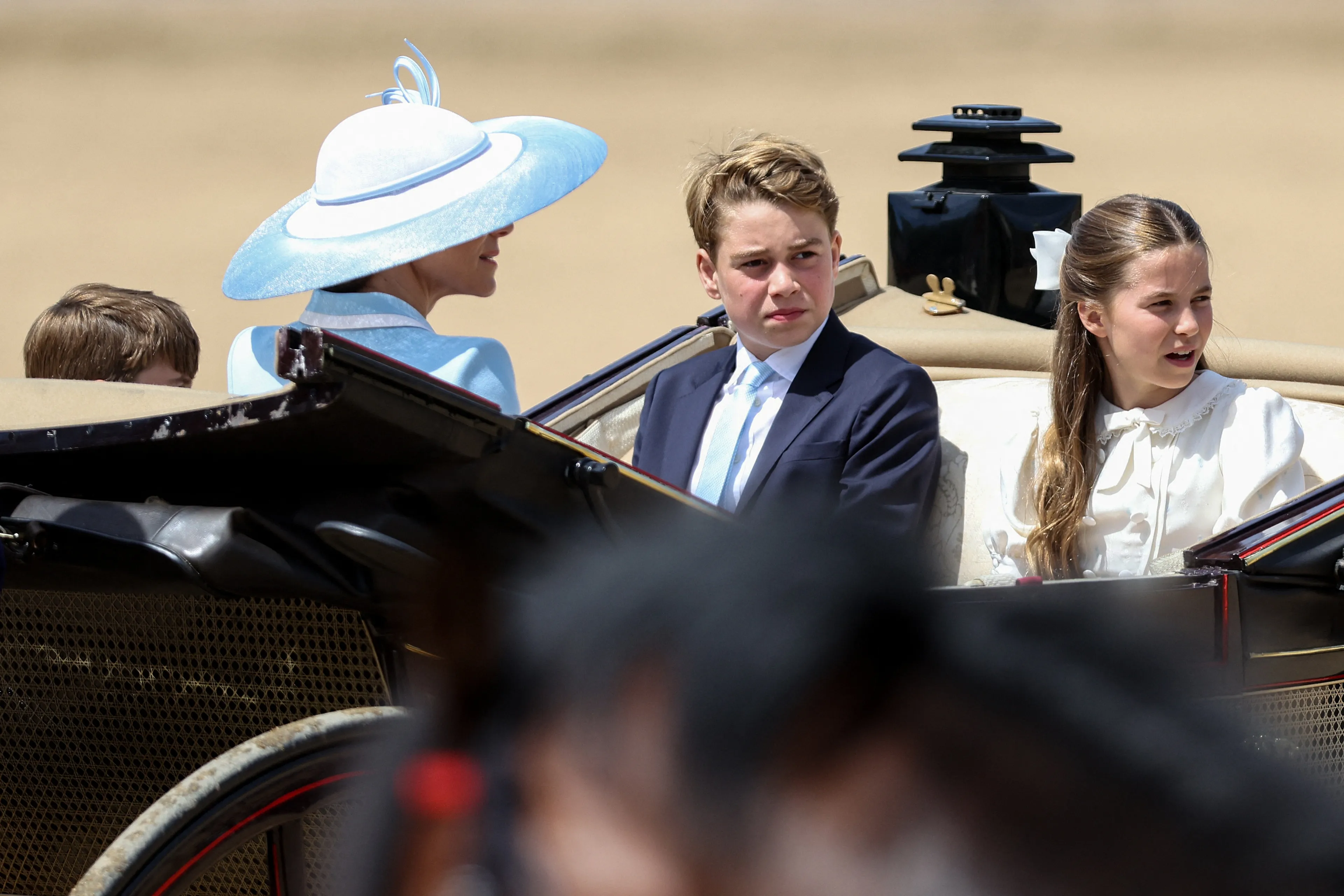 Prins George en prinses Charlotte.