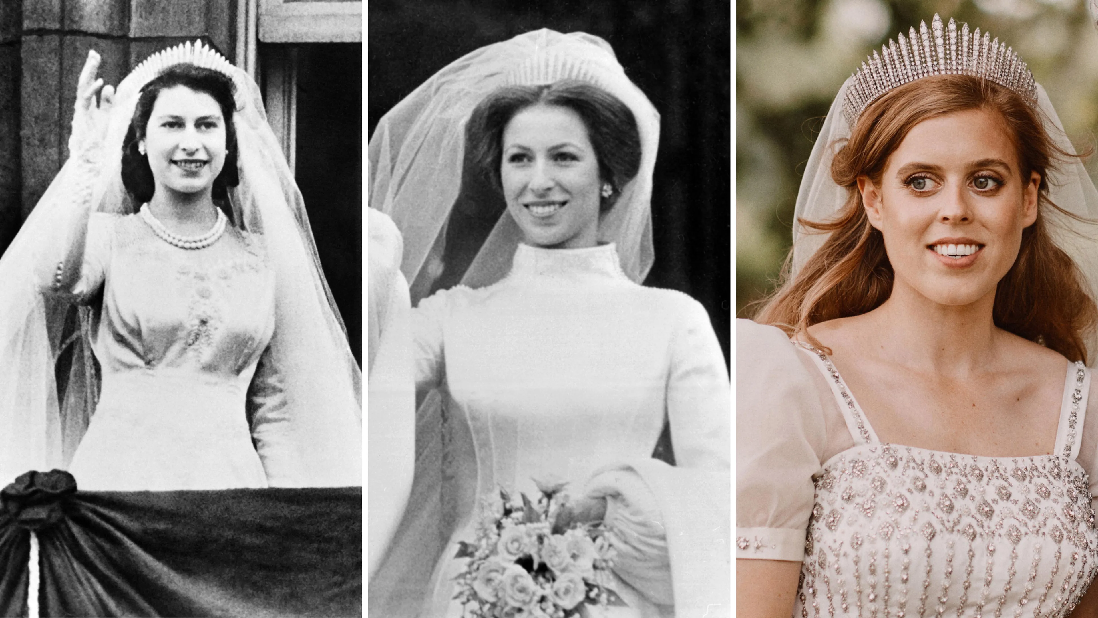 Het trouwdiadeem van drie generaties Britse royals: Queen Mary's Fringe Tiara