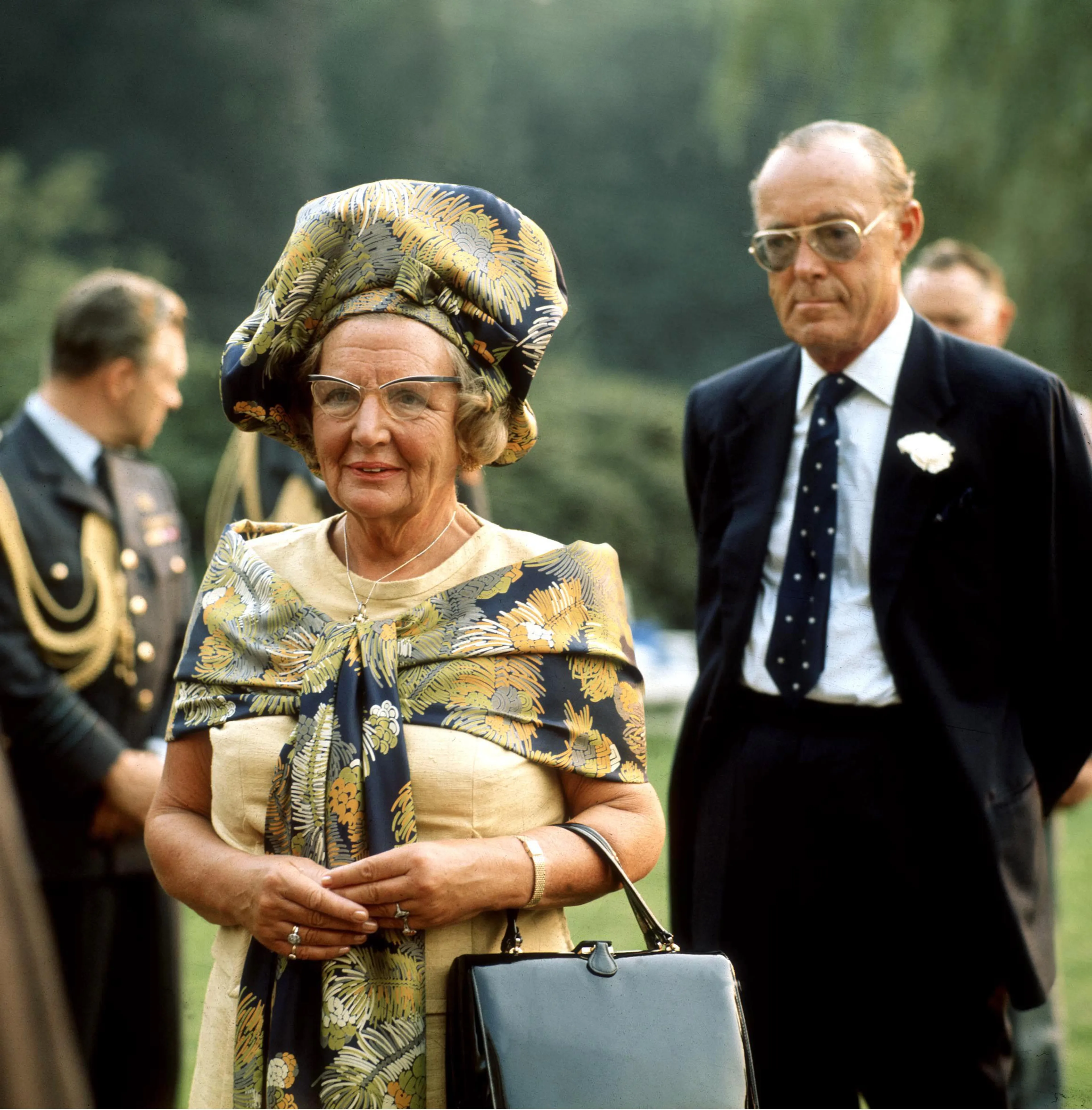 Koningin Juliana en prins Bernhard.