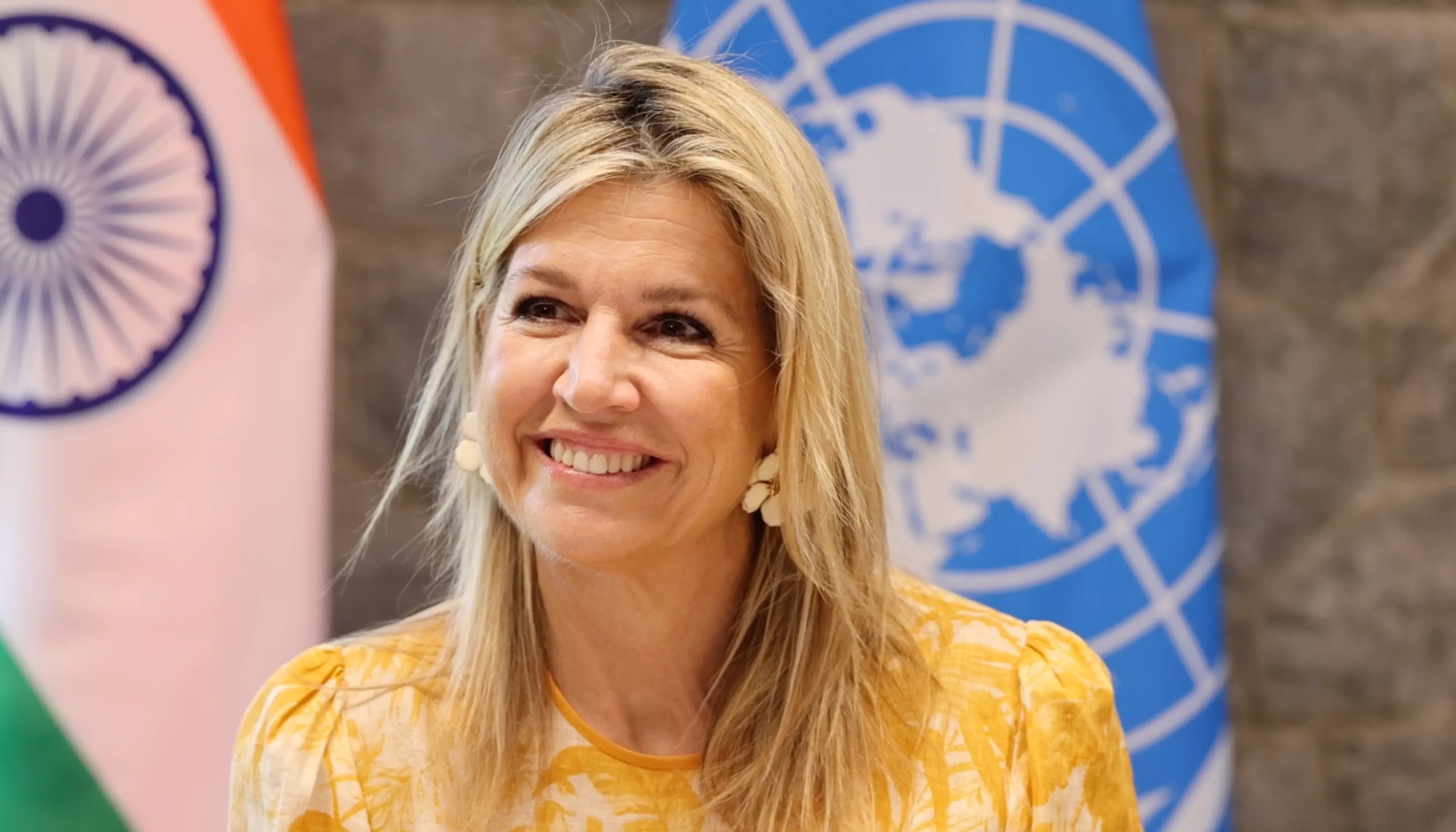 Koningin Máxima sluit VN-reis India af in New Delhi