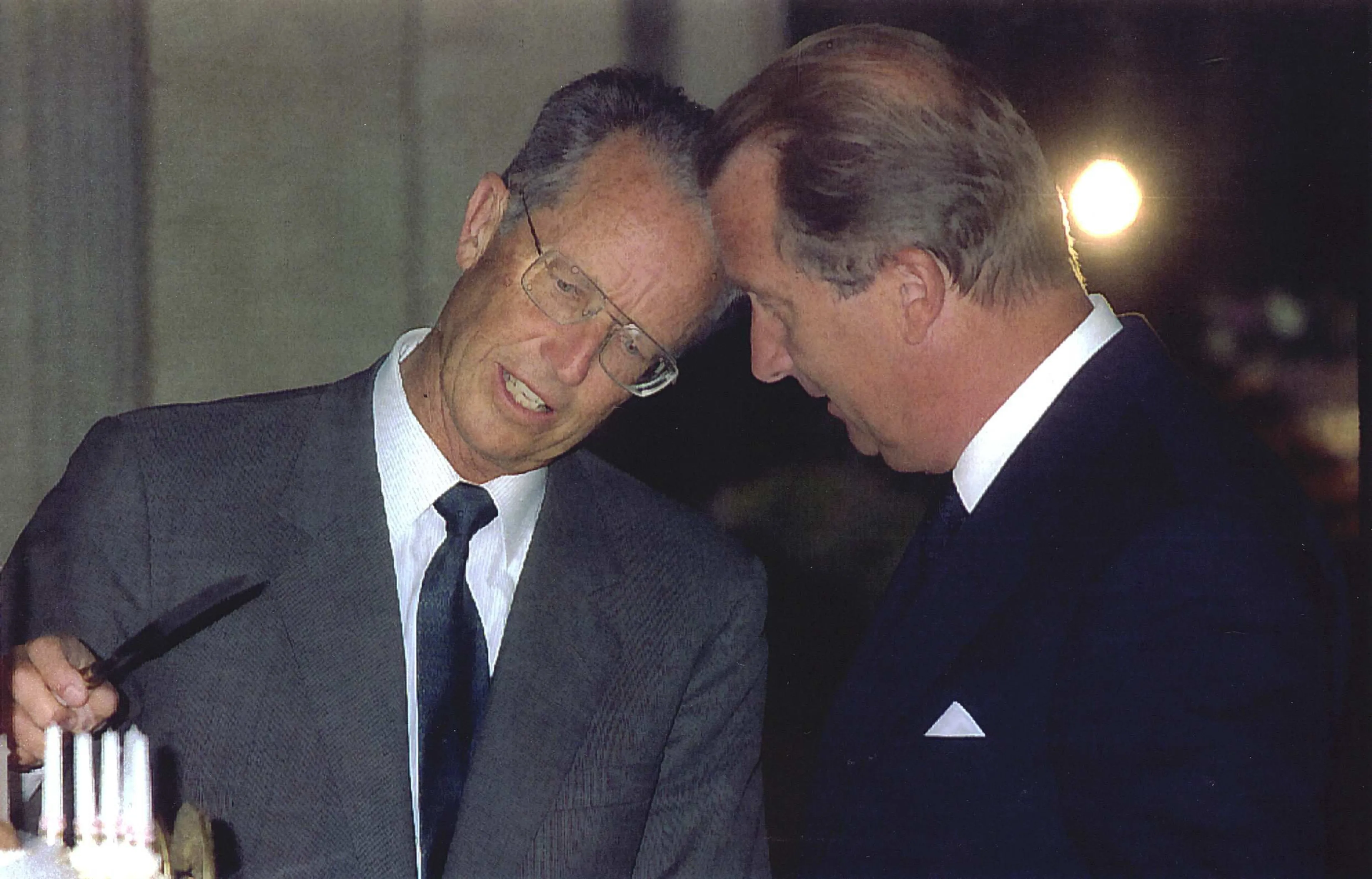 Samen met zijn broer, koning Albert, die hem zou opvolgen als koning.