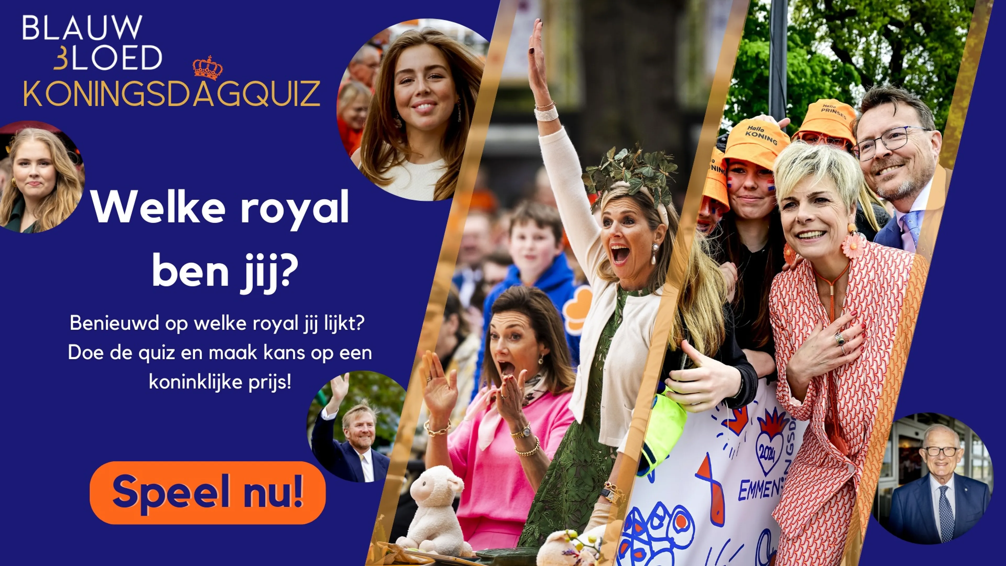Koningsdagquiz: op welke royal lijk jij het meest?