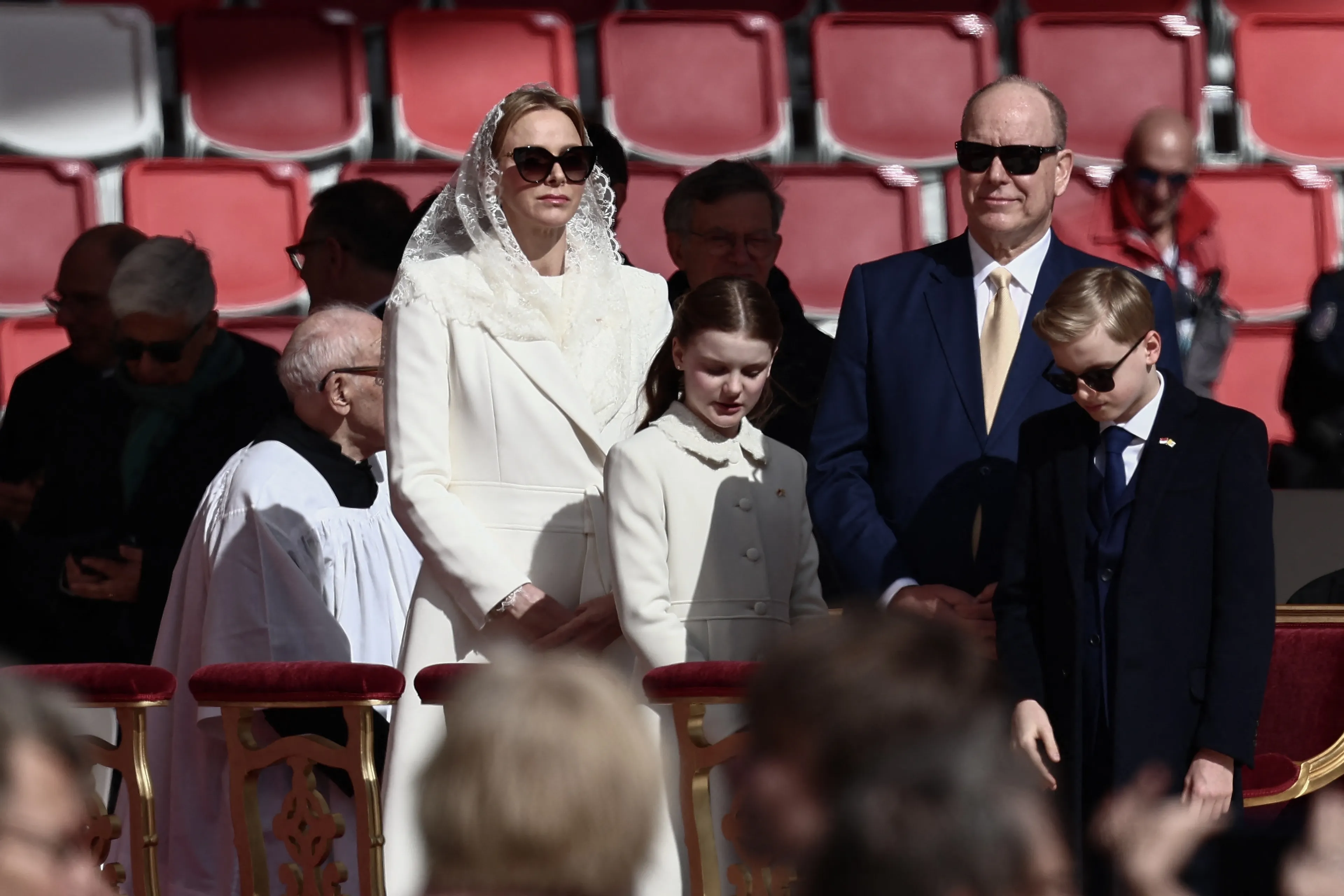 Het gezin van prins Albert is katholiek.