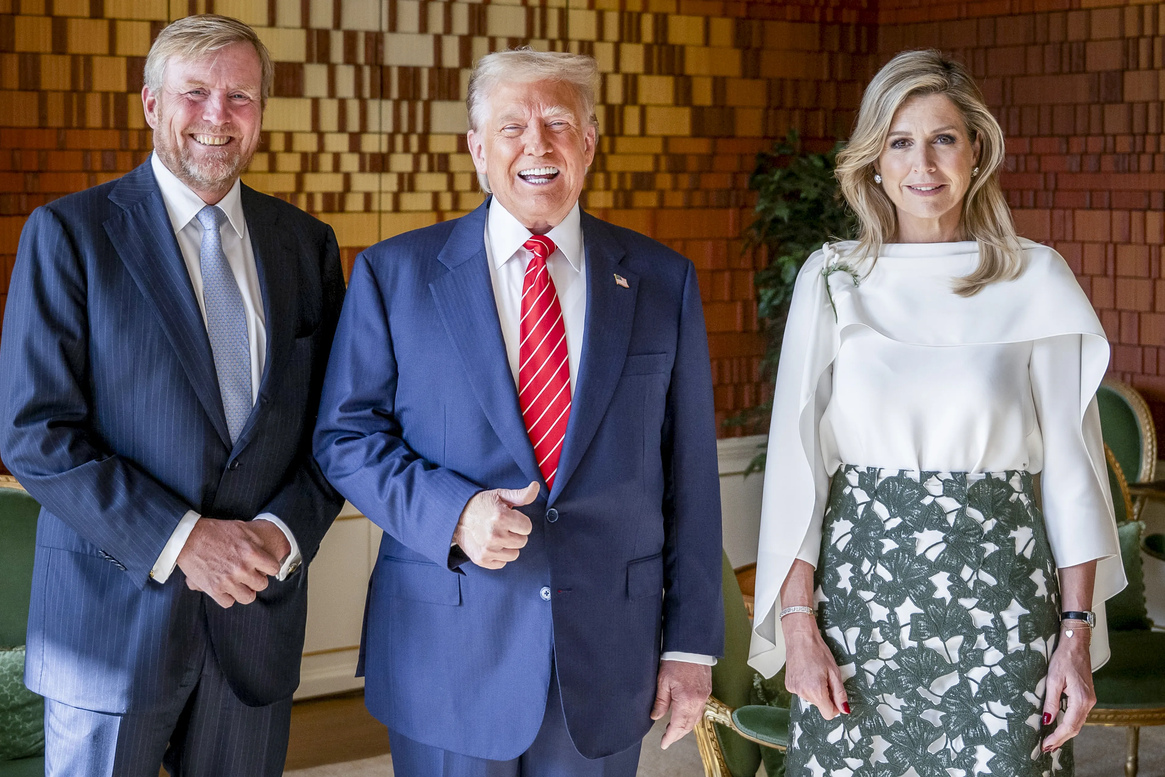 Koningspaar overnacht bij president Trump in het Witte Huis