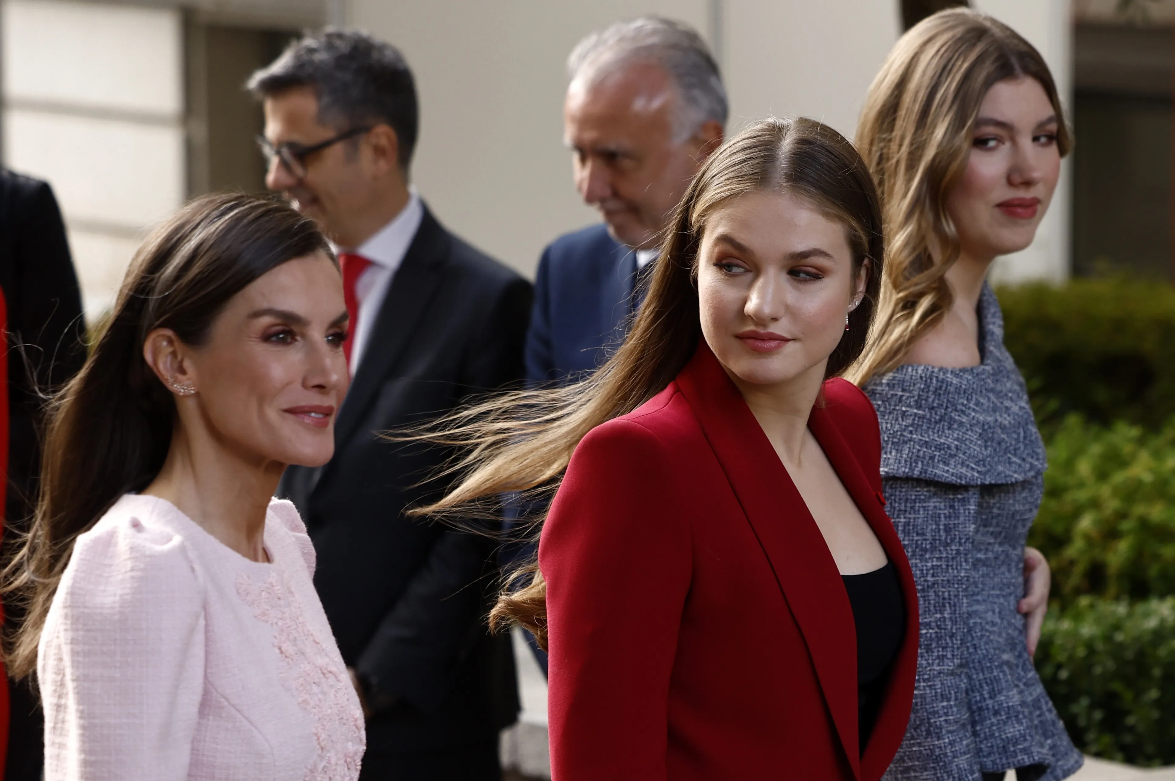Koningin Letizia met haar oudste dochter prinses Leonore (2025).