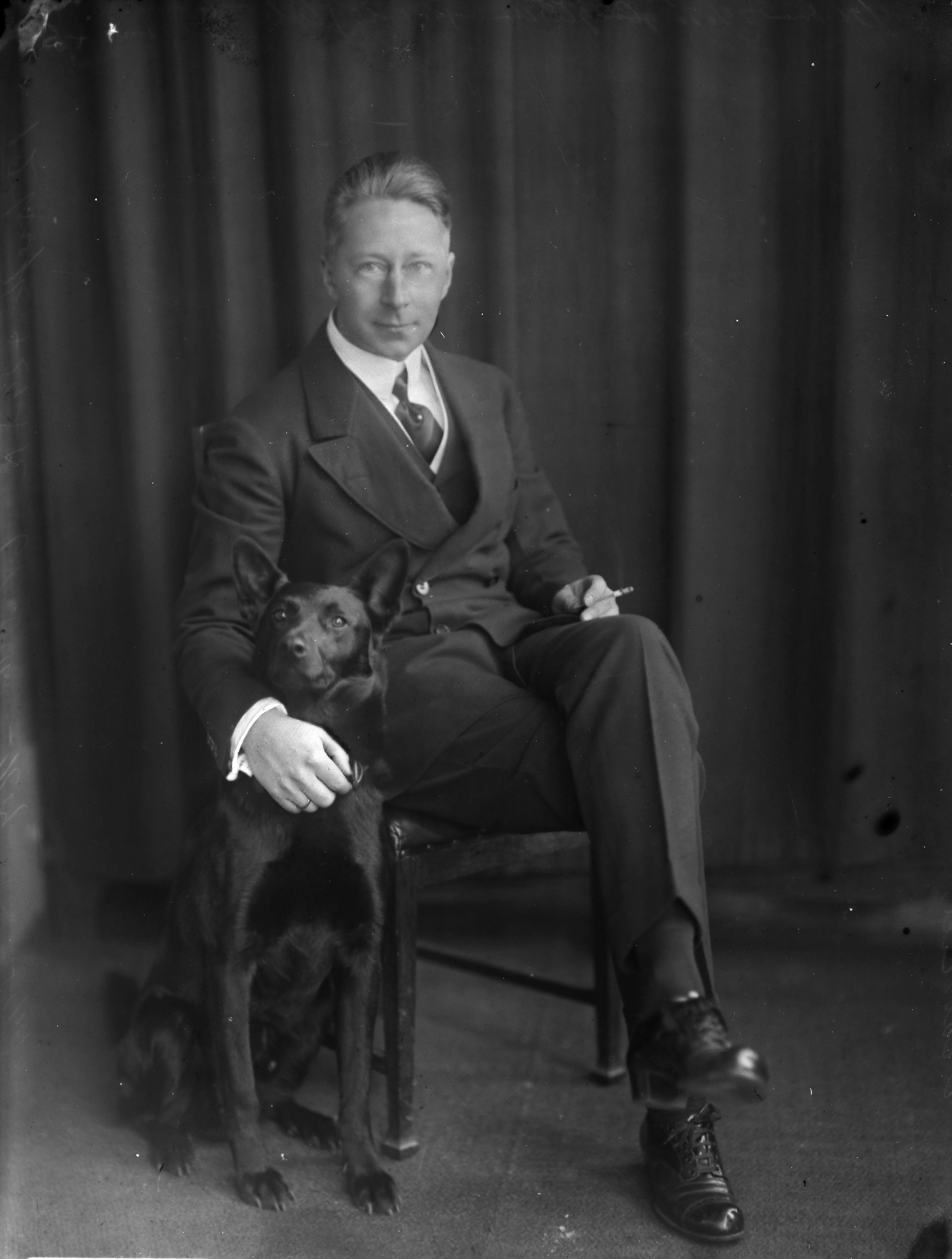 Wilhelm van Pruisen in Amsterdam – Foto: Jacob Merkelbach, 1921