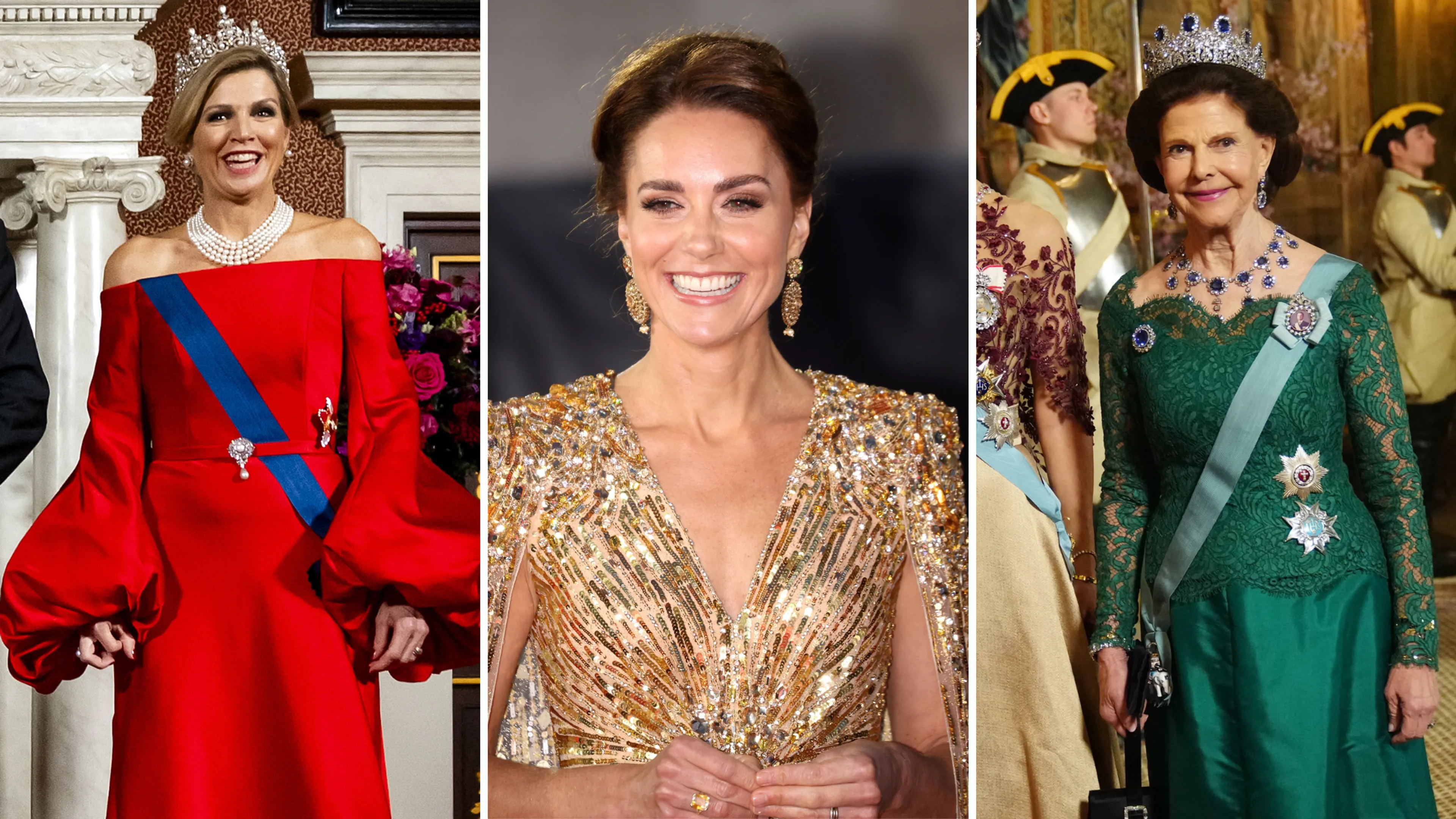 Rood, groen en goud: koninklijke mode-inspiratie voor de feestdagen