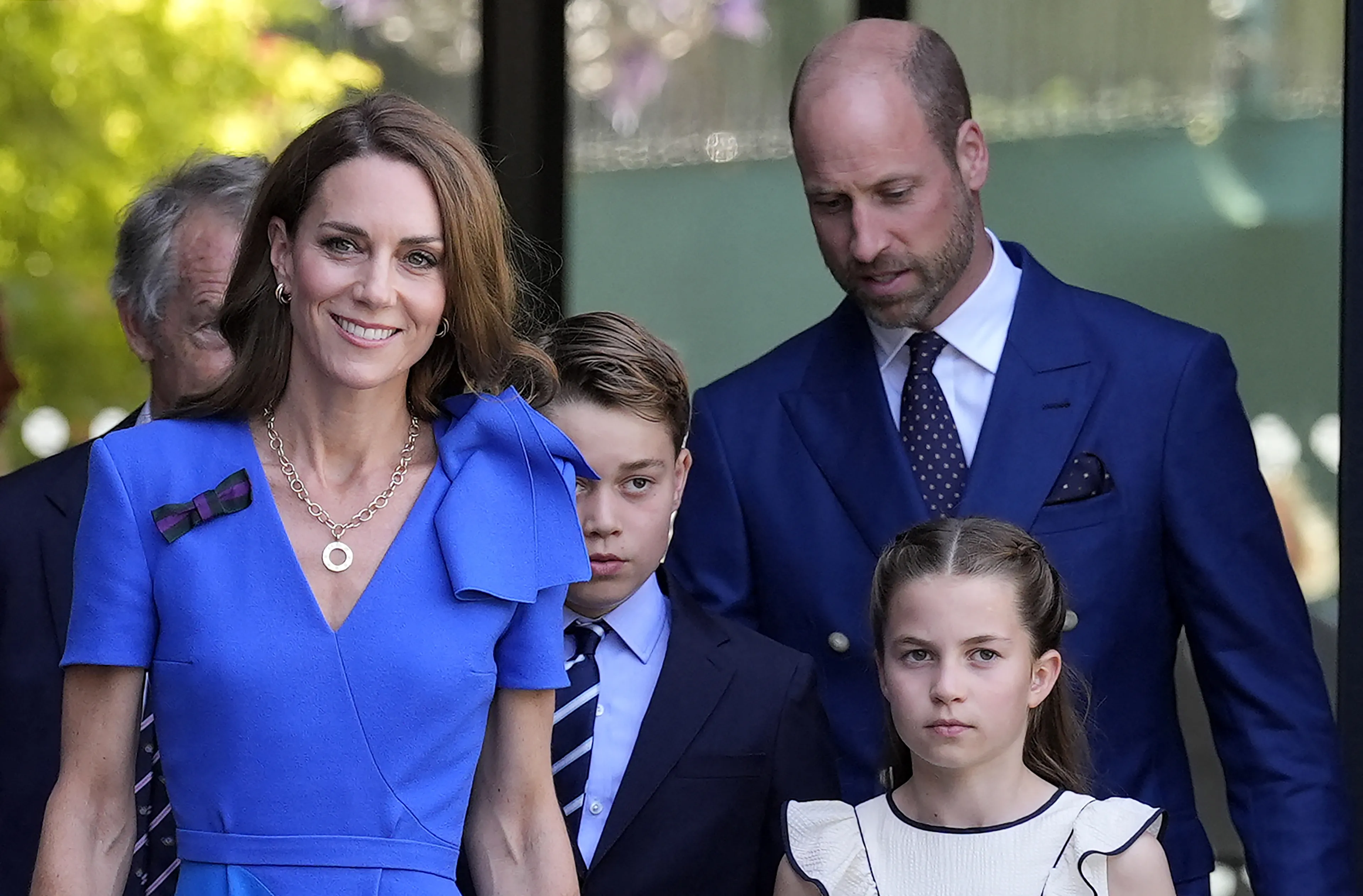Zien: William en Catherine nemen hun twee oudste kinderen mee naar Wimbledon