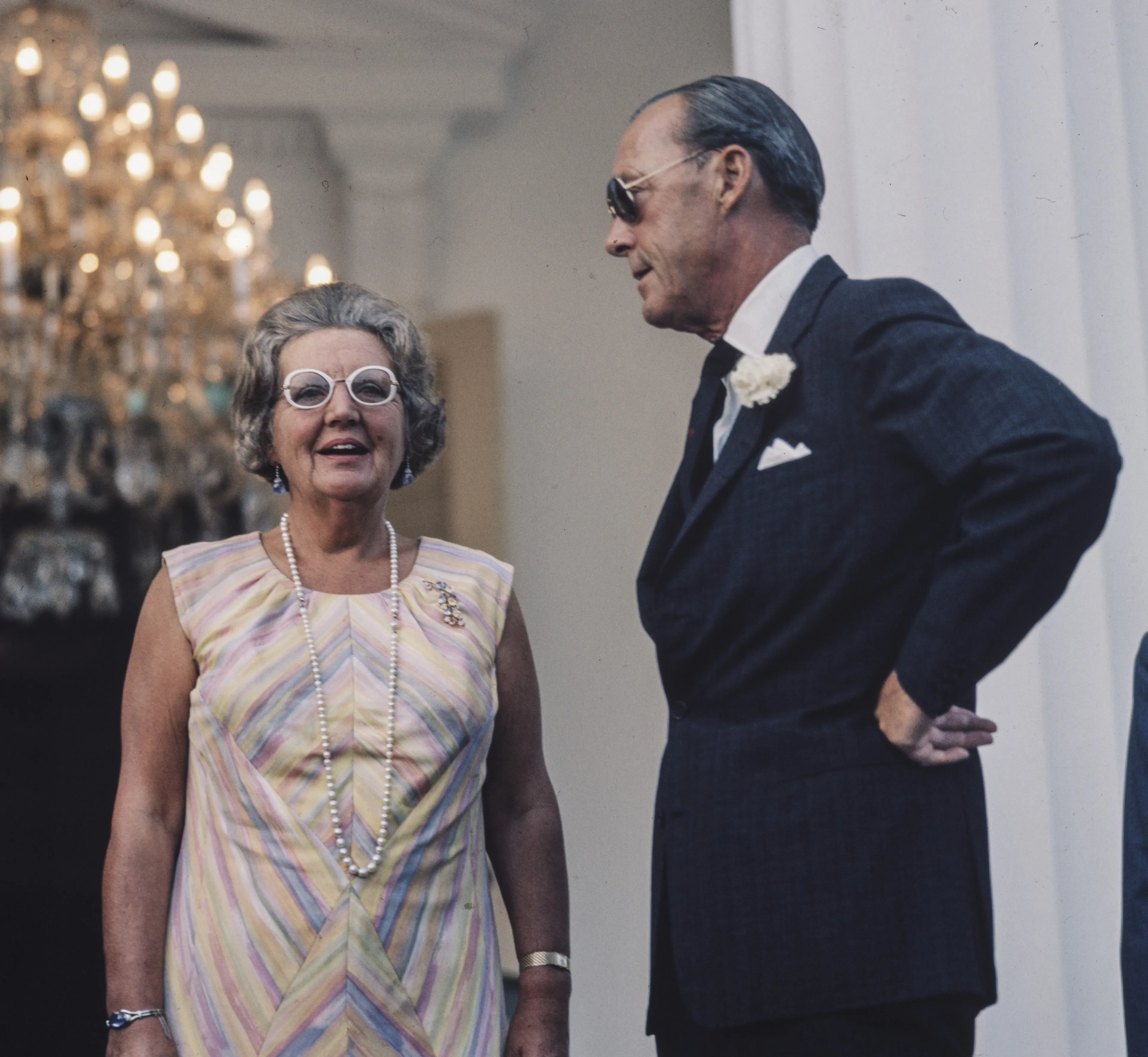 Koningin Juliana en prins Bernhard.