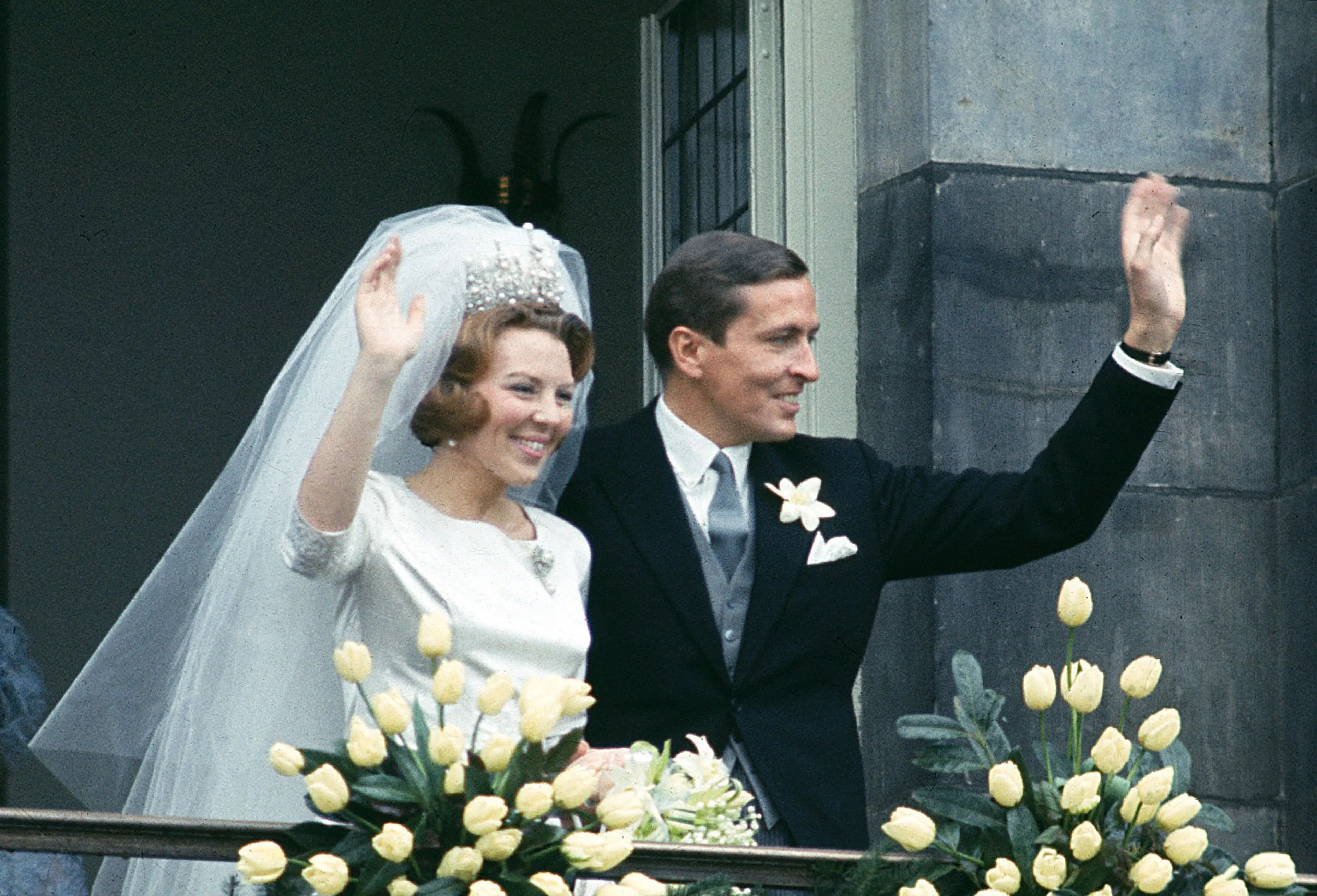 De huwelijksoverdenking van prinses Beatrix en prins Claus