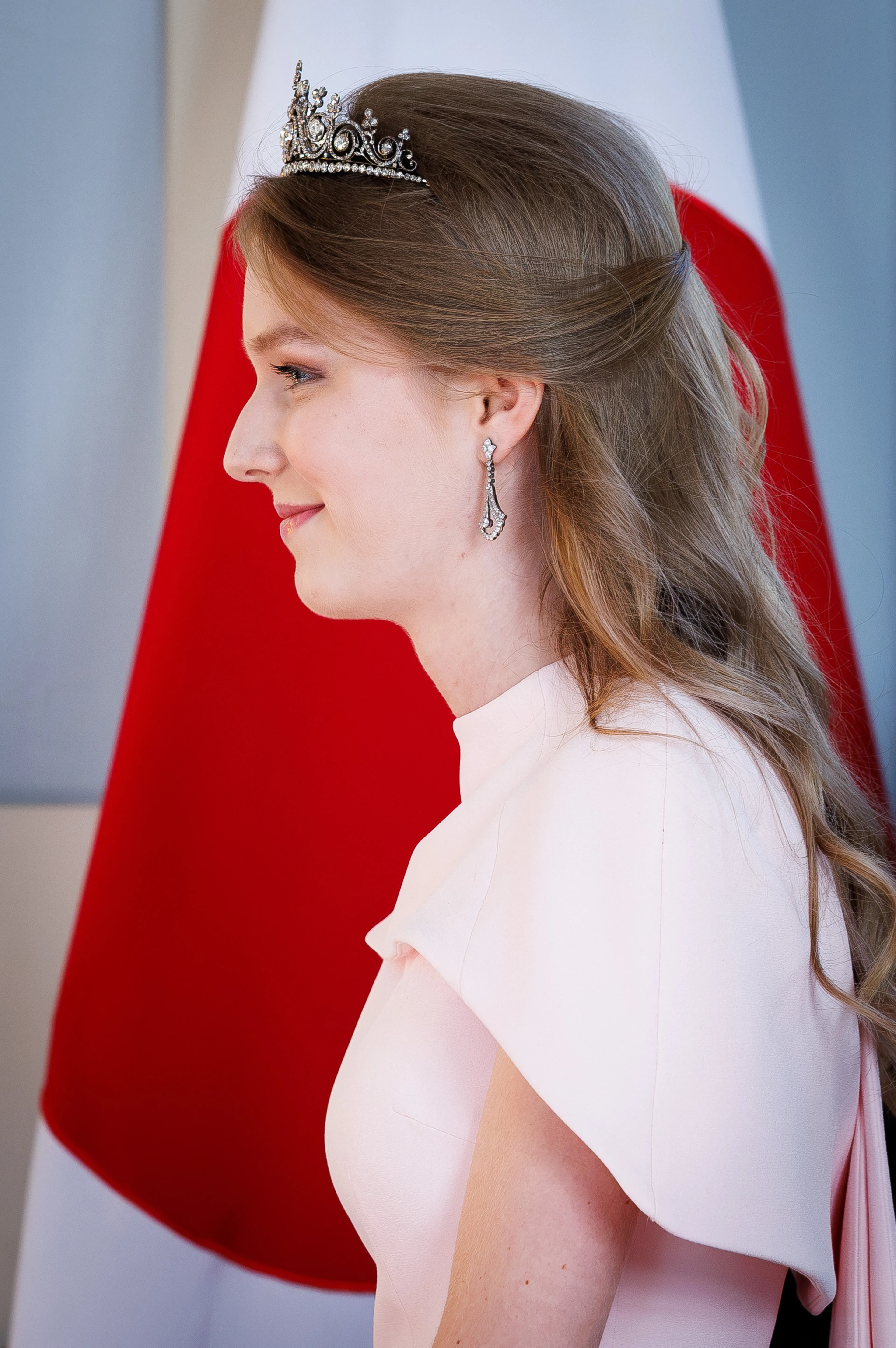 Prinses Eléonore kreeg voor haar 18e verjaardag een diadeem.