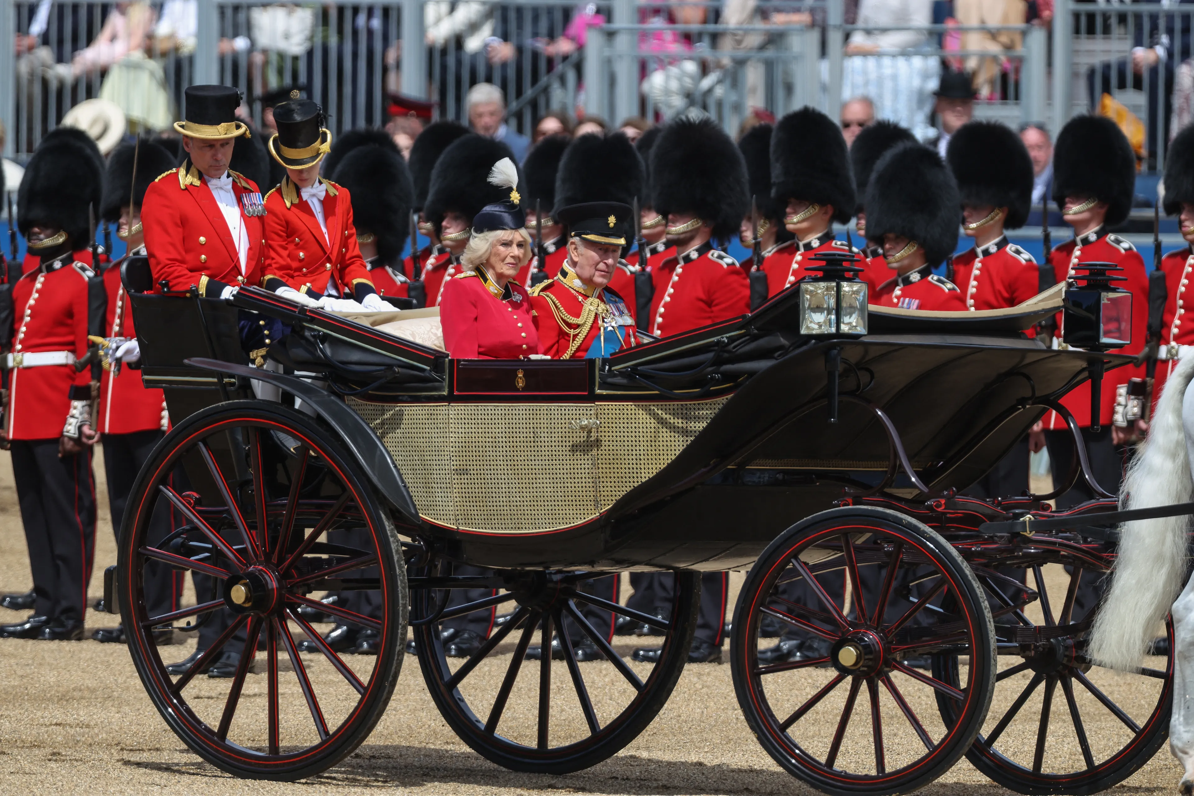 Koning Charles en koningin Camilla.
