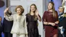 Gala-outfits en folklore: Spaanse royals brengen het weekend met elkaar door