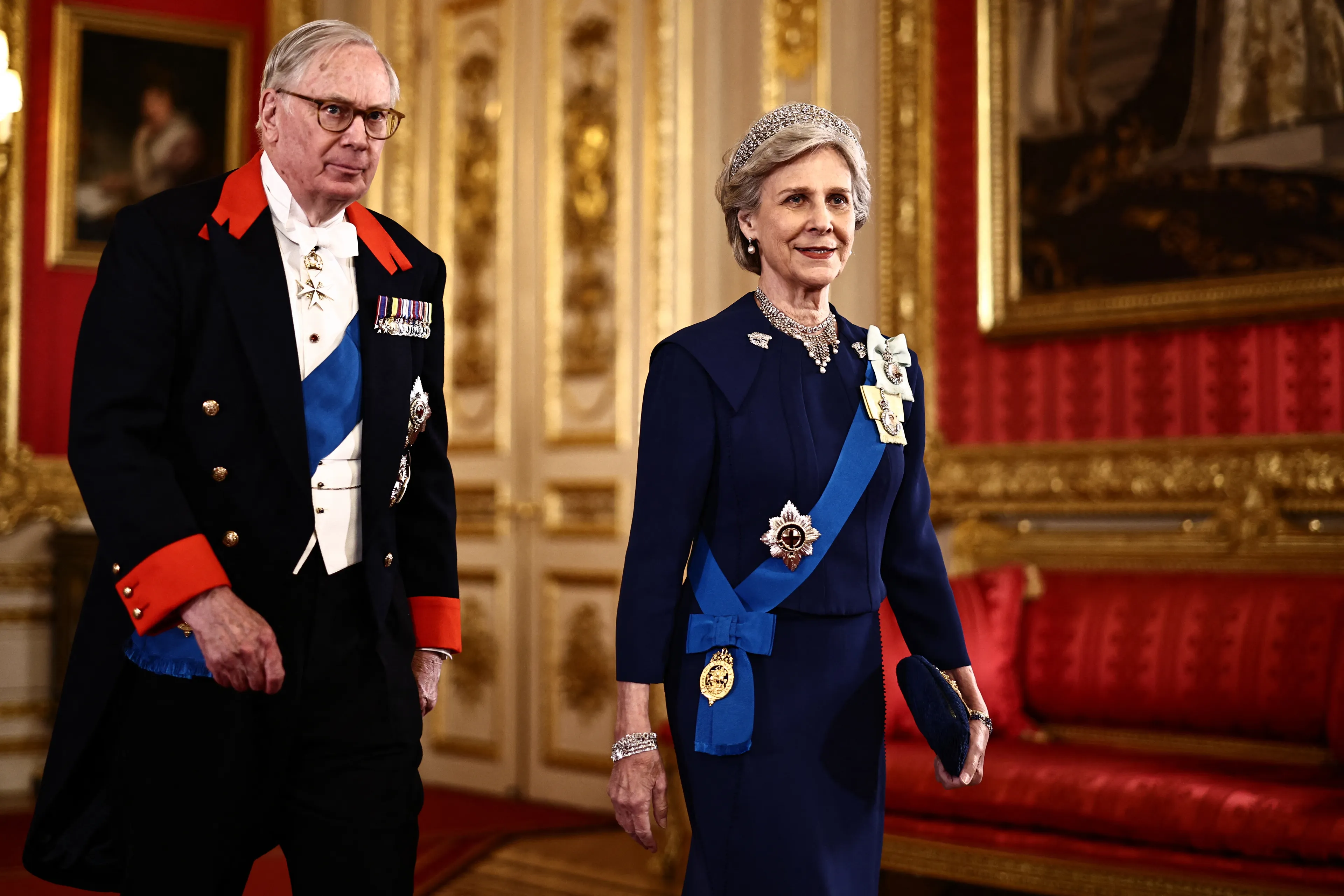 Prins Richard, de hertog van Gloucester en zijn vrouw Birgitte, de hertogin van Gloucester.