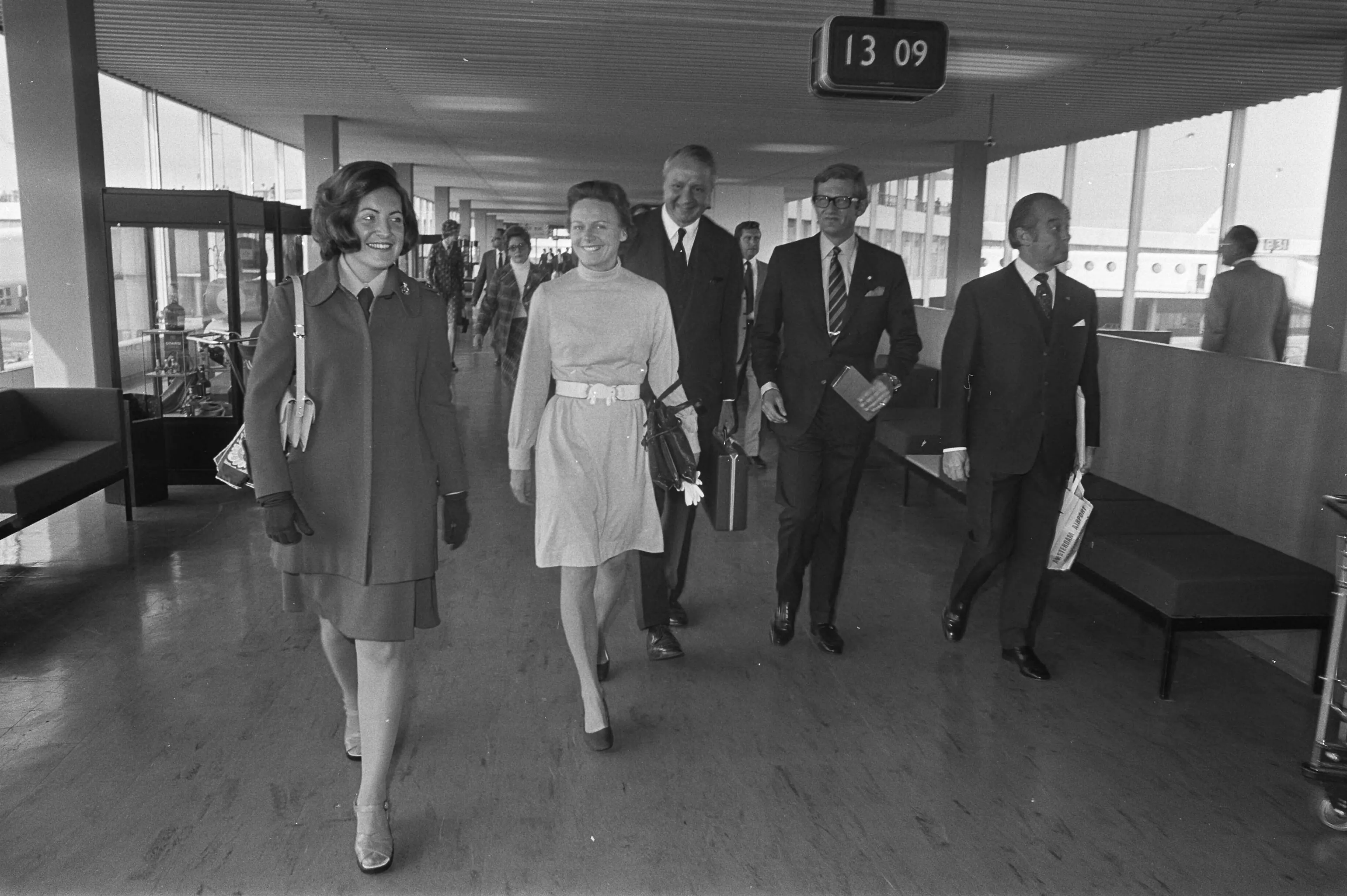Pieter en Margriet onderweg naar Canada (1972).