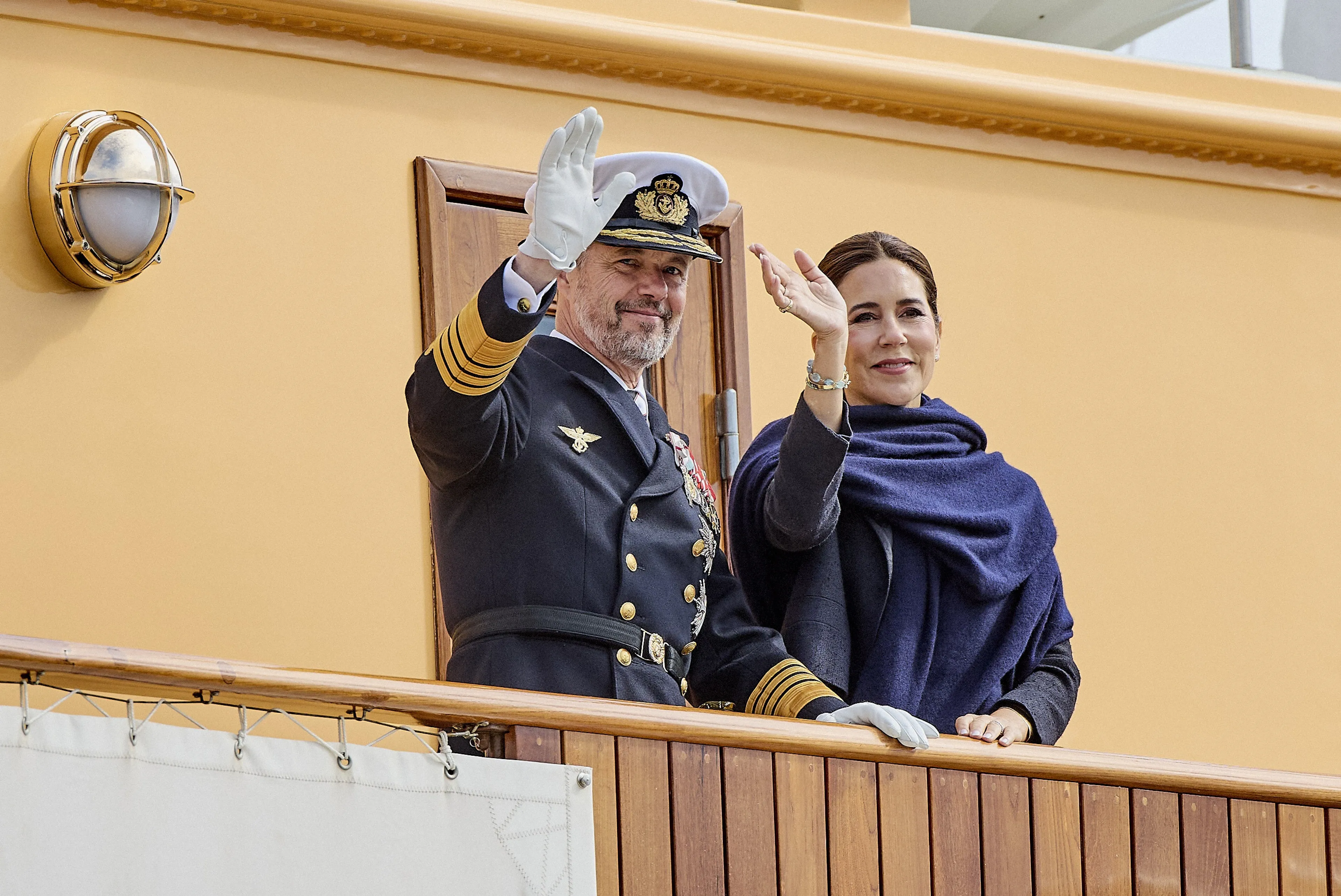 Koning Frederik en koningin Mary tijdens hun zomertour in juni 2026.