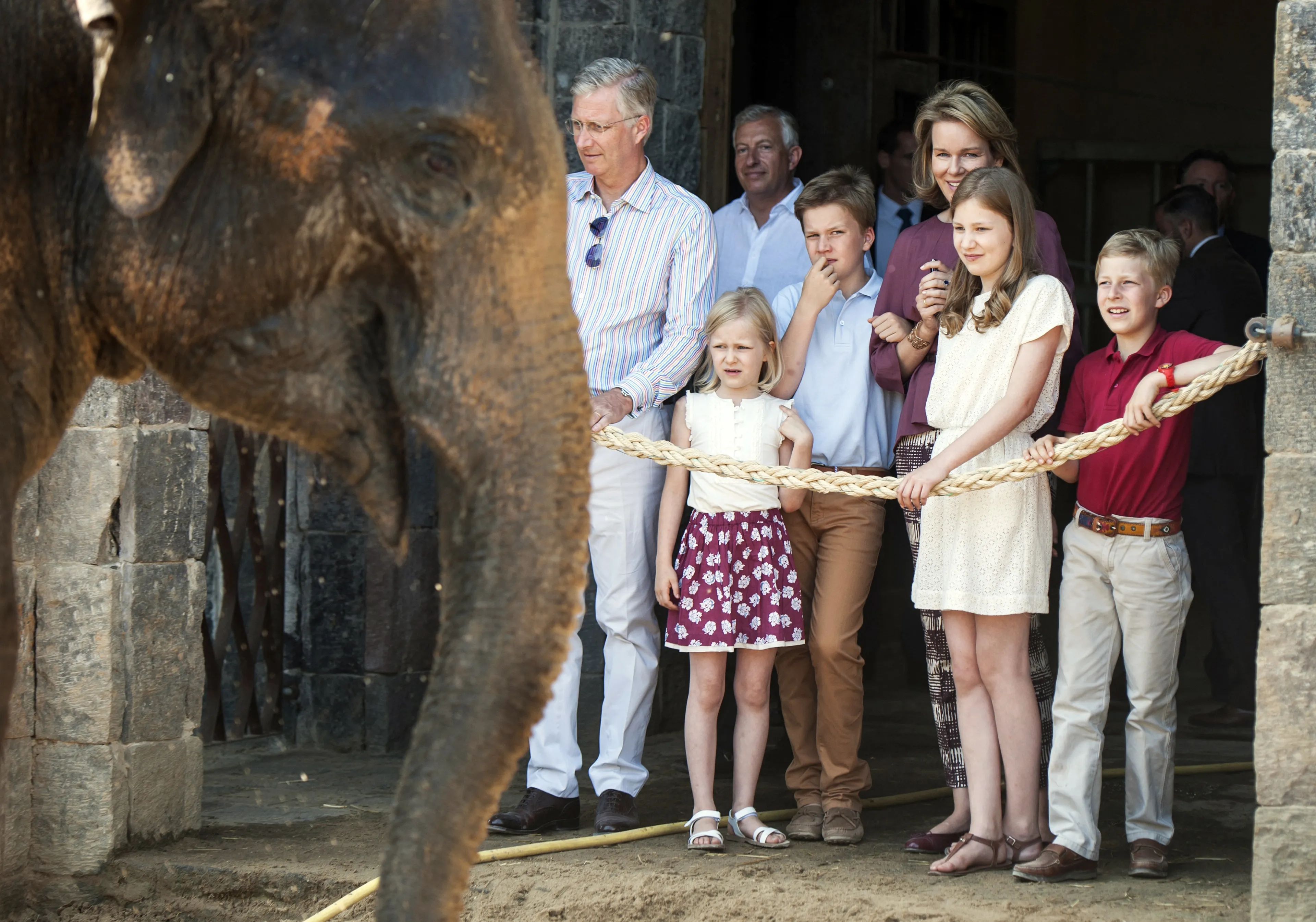 Het gezin bij de dierentuin (2015).
