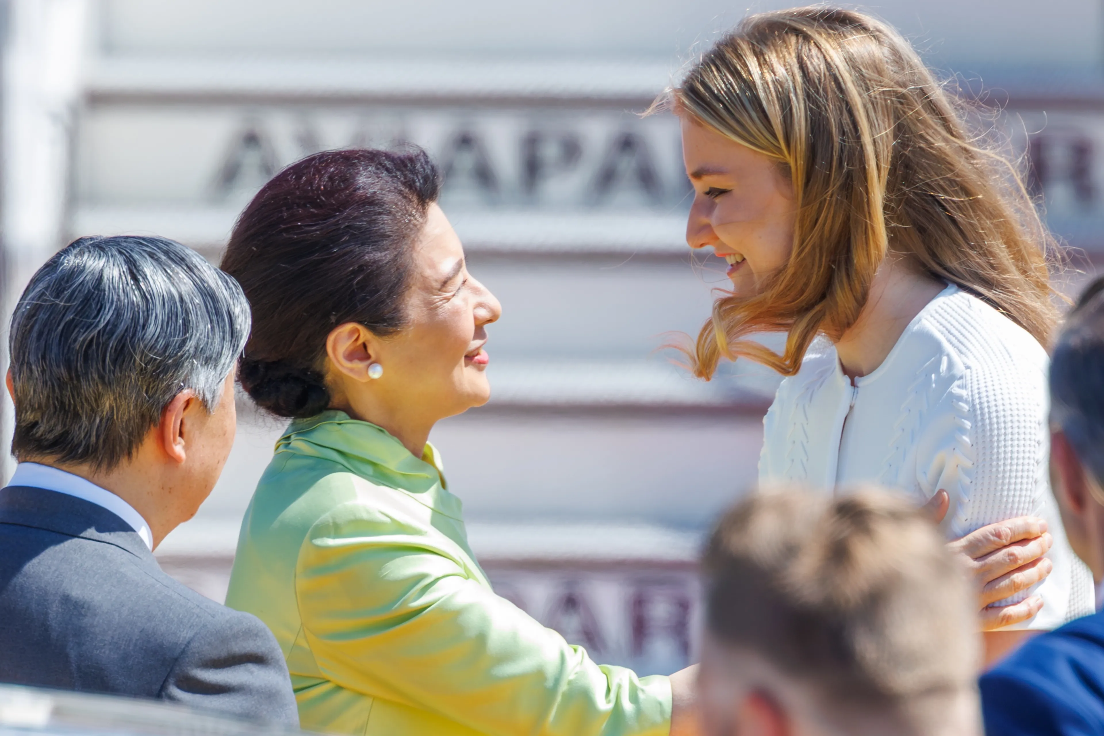 Keizerin Masako en prinses Elisabeth.