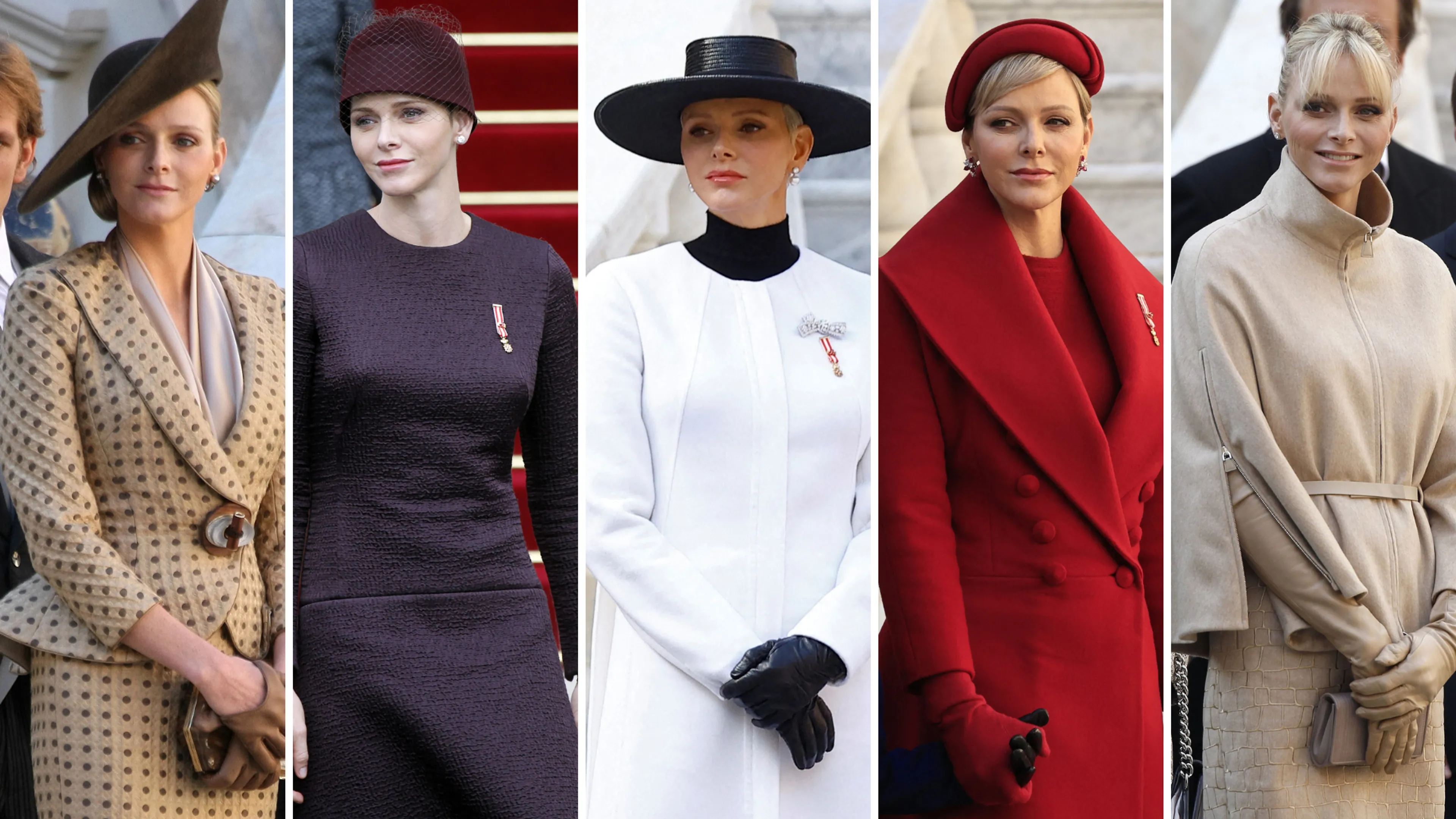 Op een rij: alle outfits van prinses Charlène op Fête du Prince