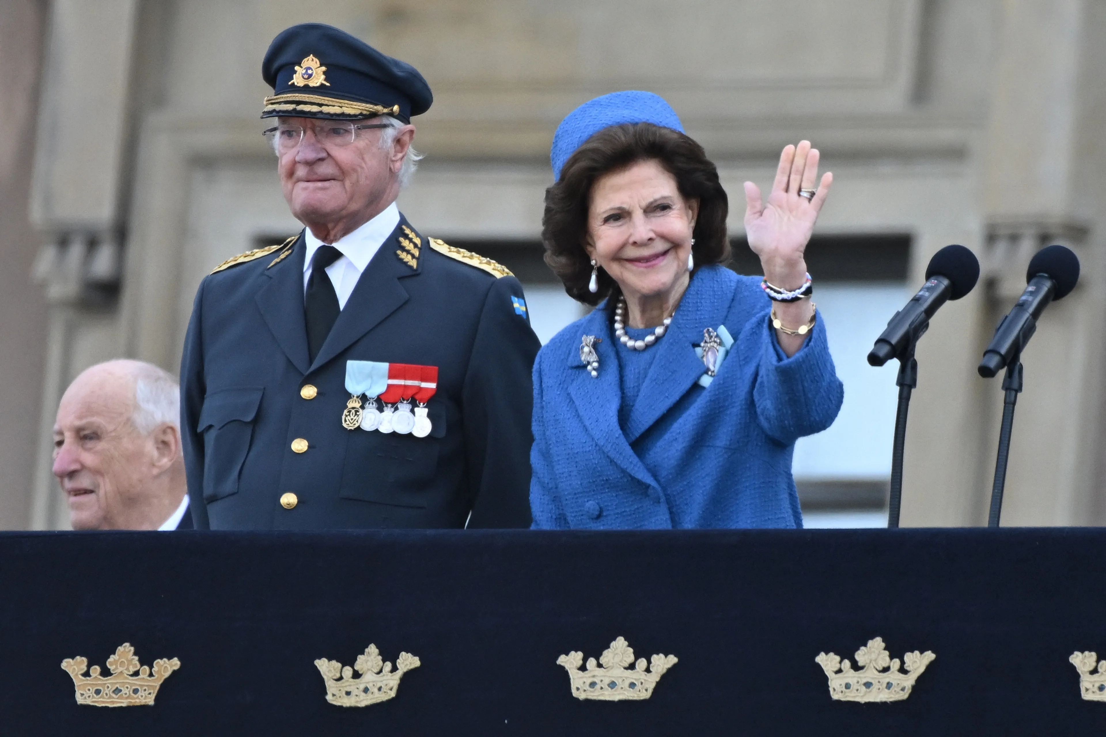 De Zweedse koning en koningin.