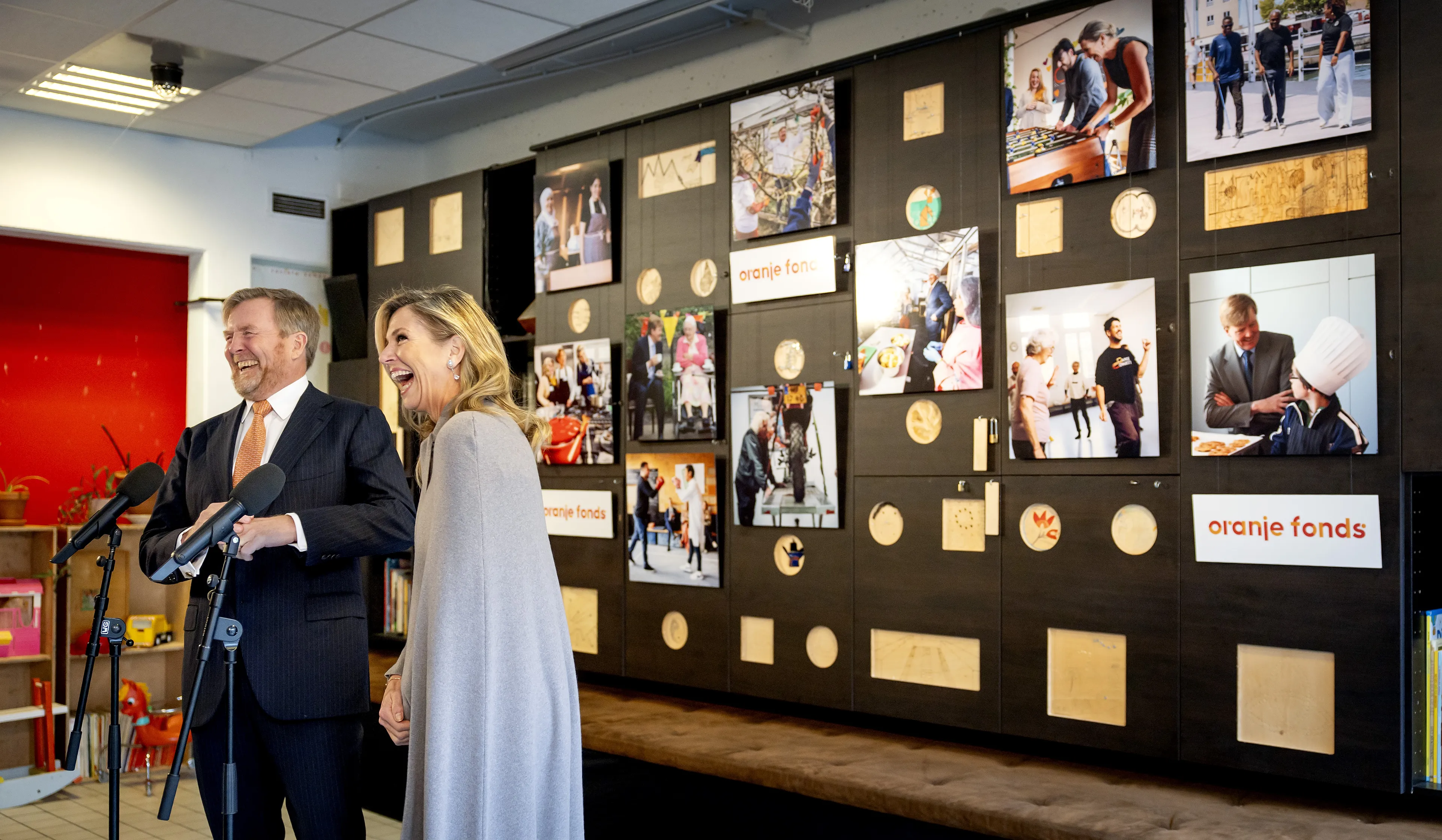 Het koningspaar blikt vooruit op 25 jaar Oranje Fonds.