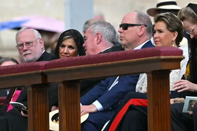 Zien: koningin Máxima in Rome voor inauguratie paus Leo XIV