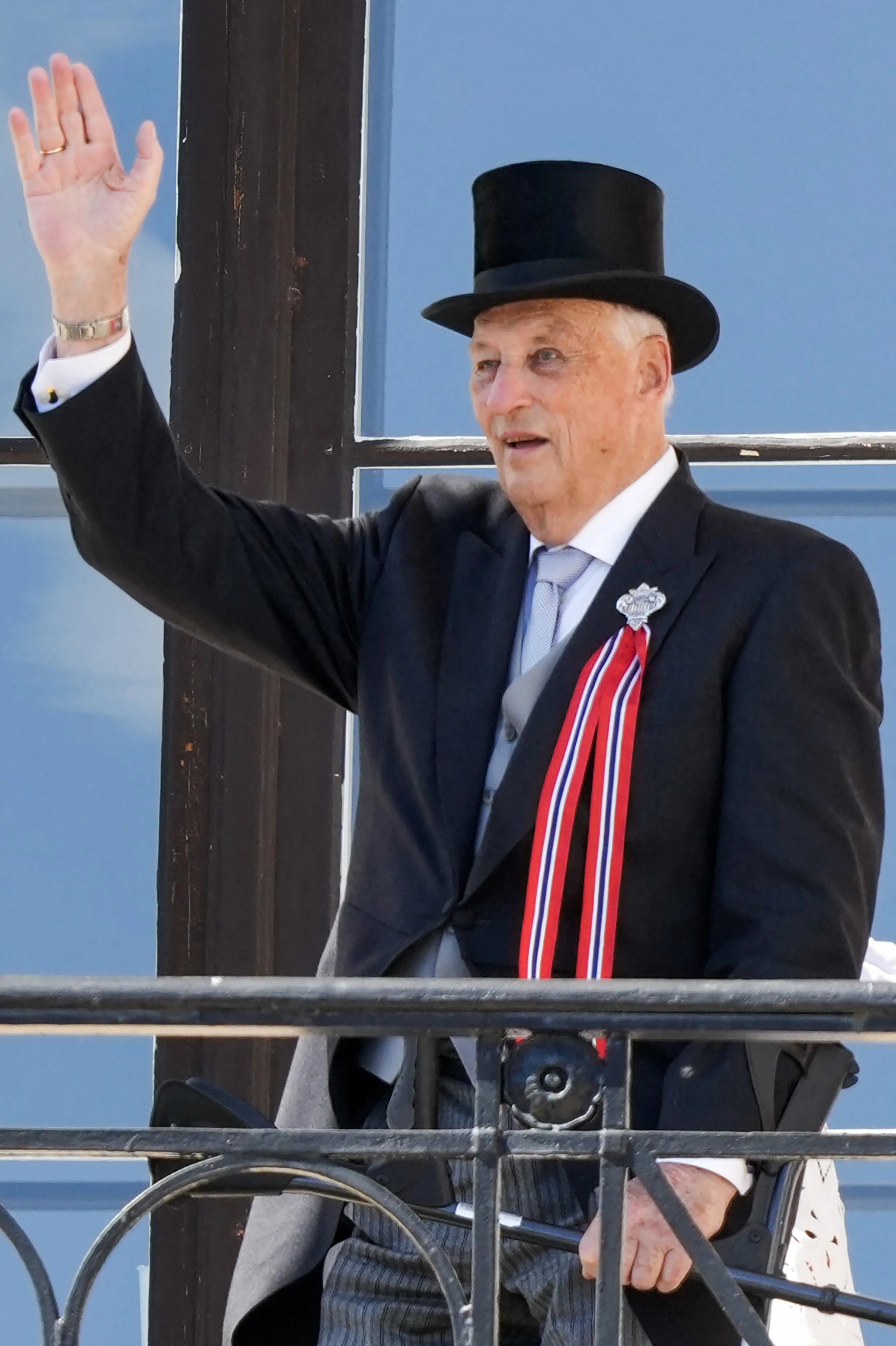 Koning Harald in 2024.