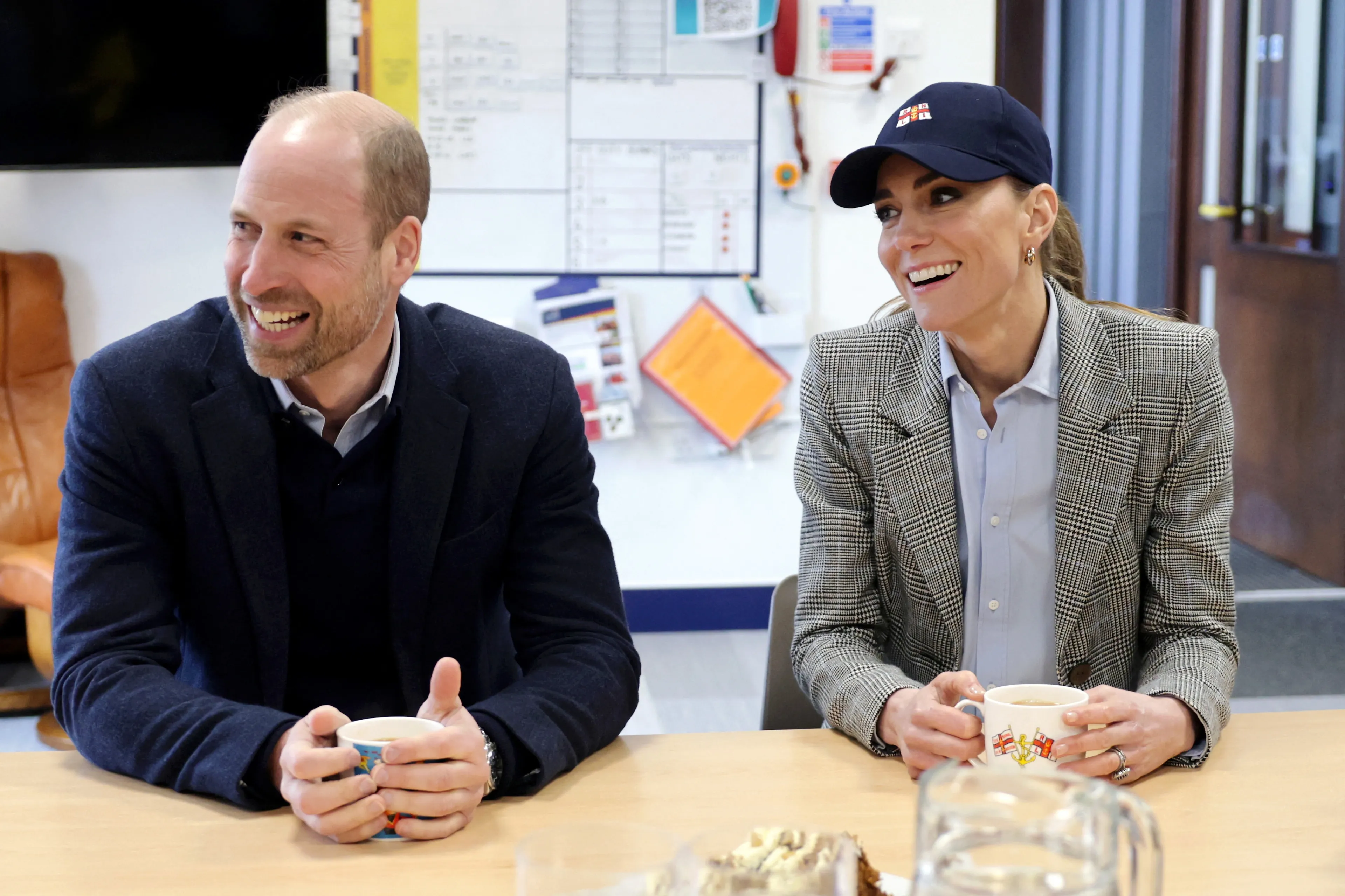 De prins en prinses van Wales.