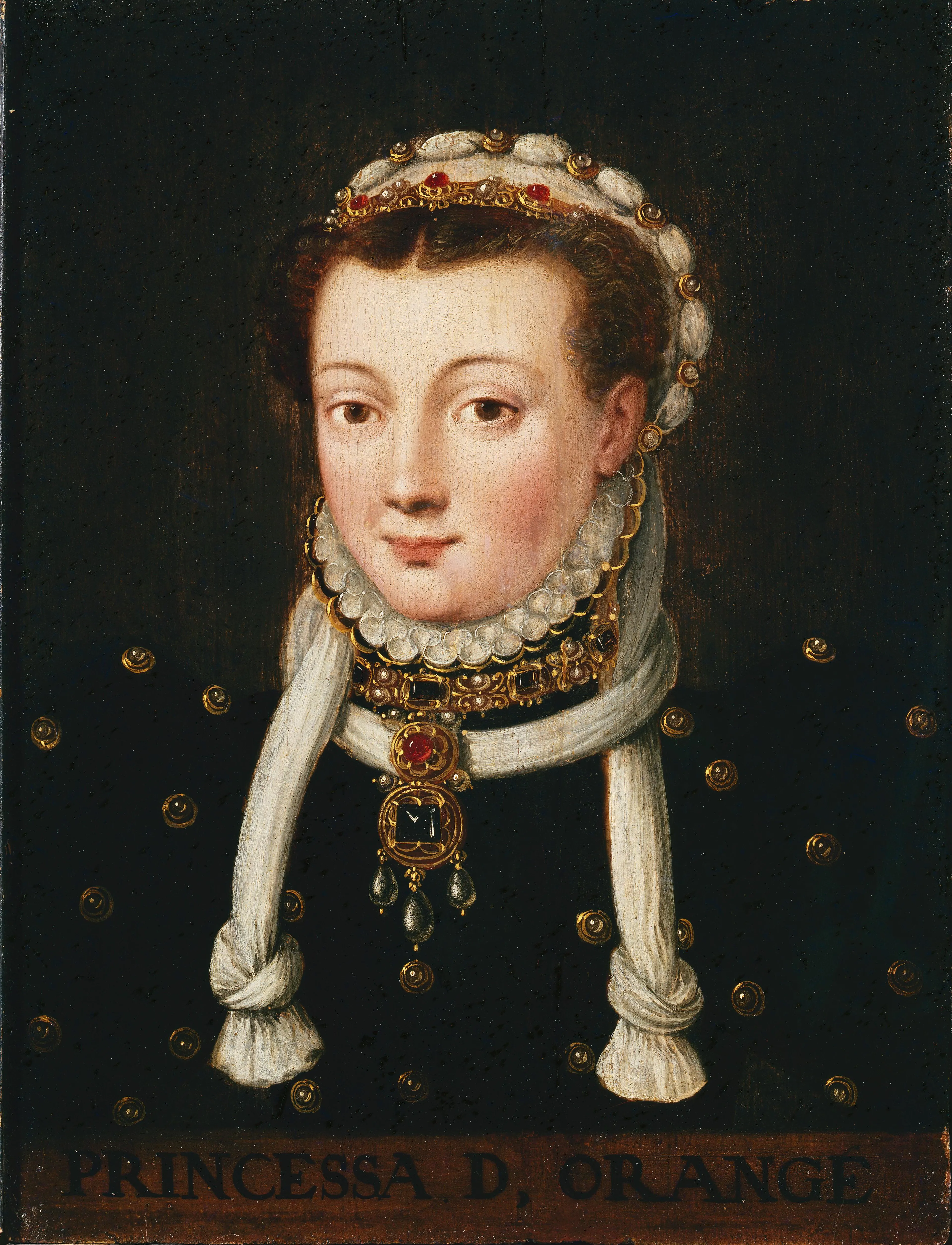 Een portret van Anna van Egmond, omstreeks 1550.
