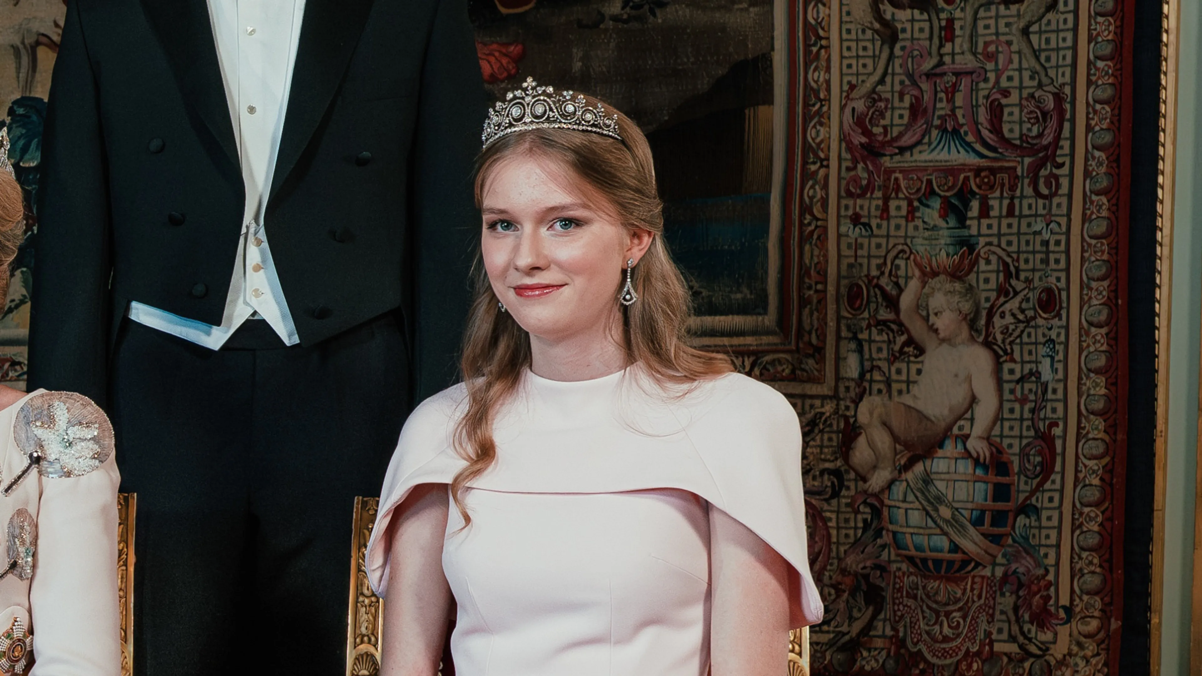 Prinses Eléonore met het nieuwe diadeem.