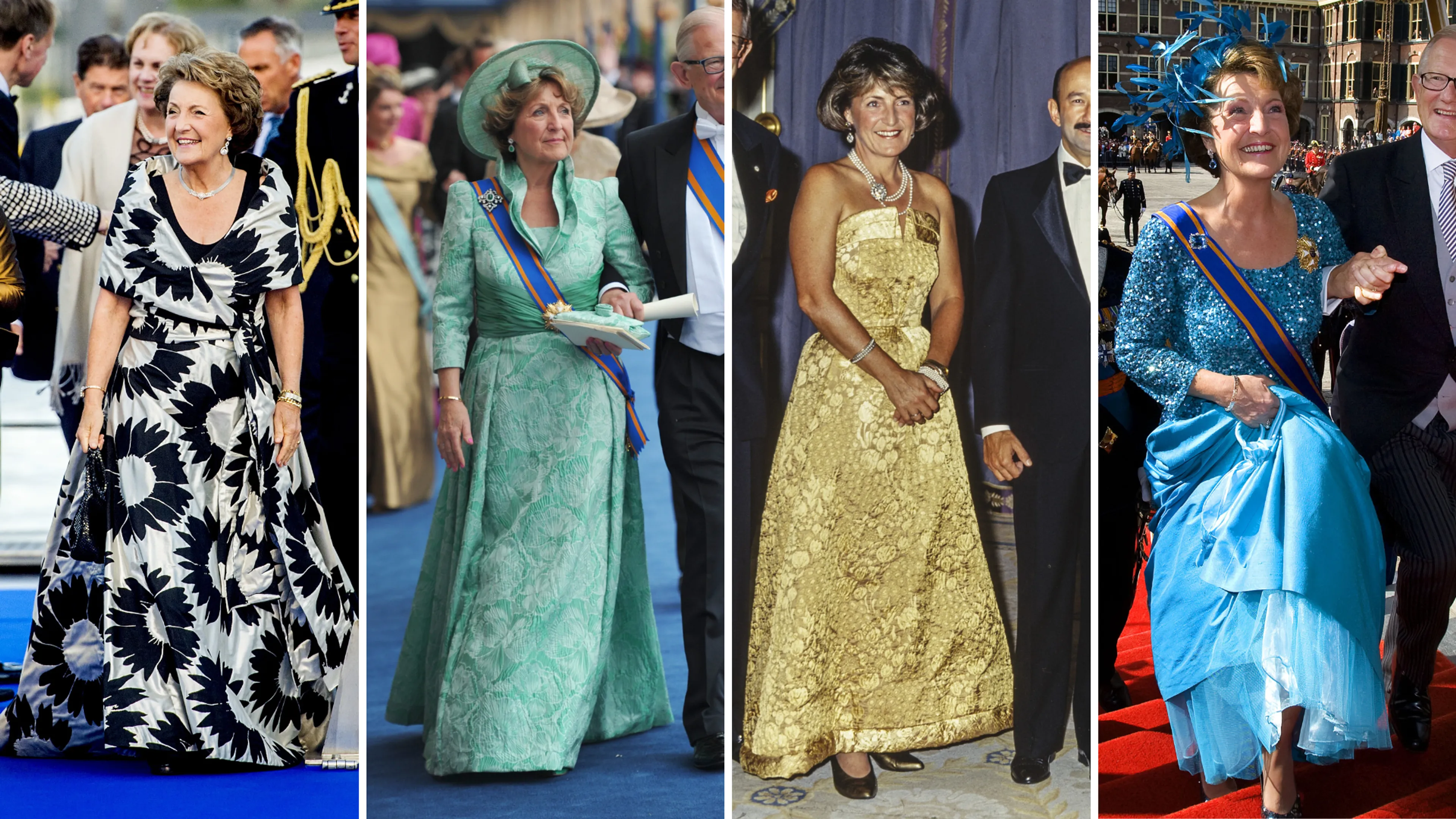 10x de meest opvallende galajurken van prinses Margriet