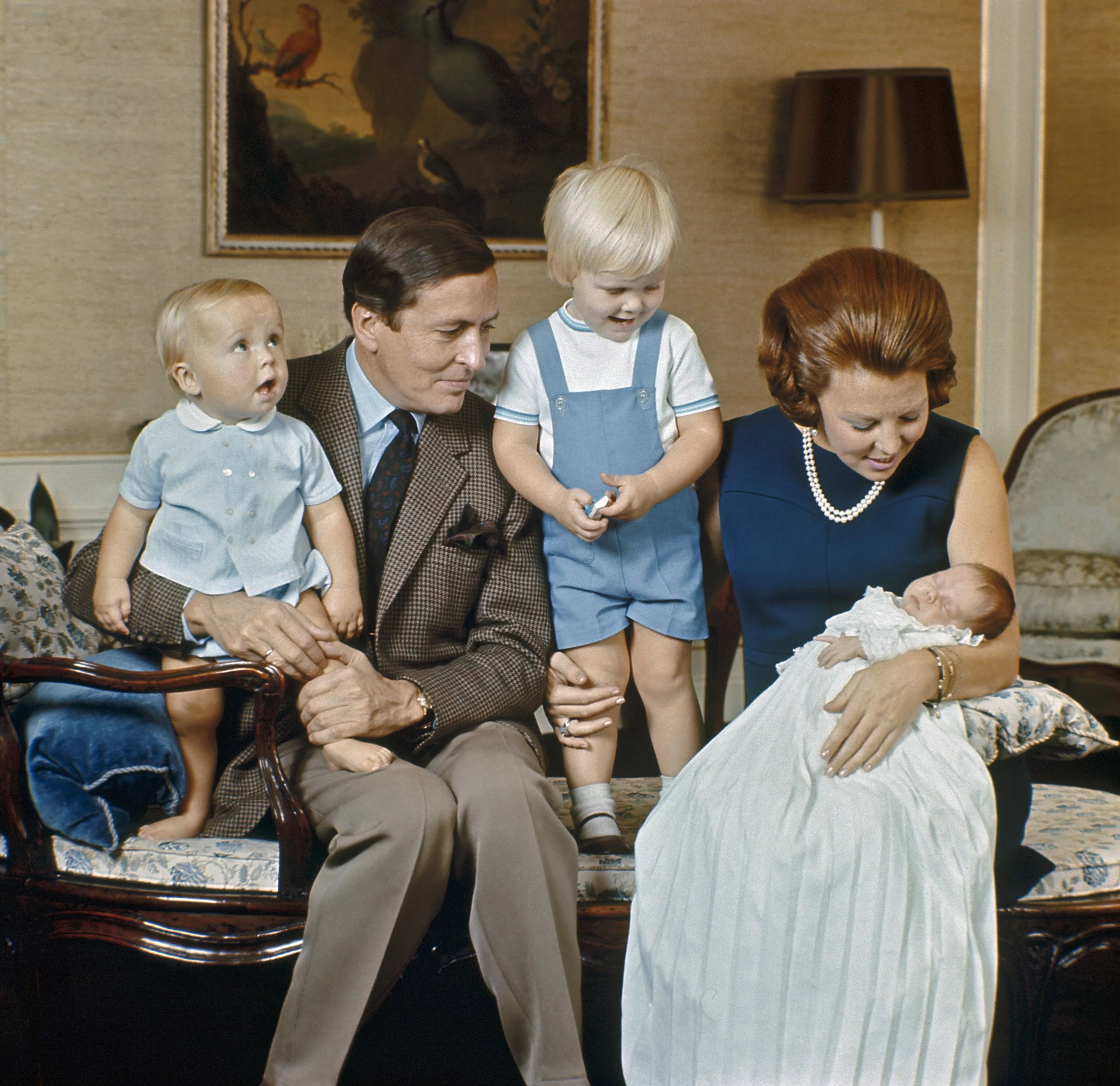 Het jonge gezin op Kasteel Drakensteyn (1969).