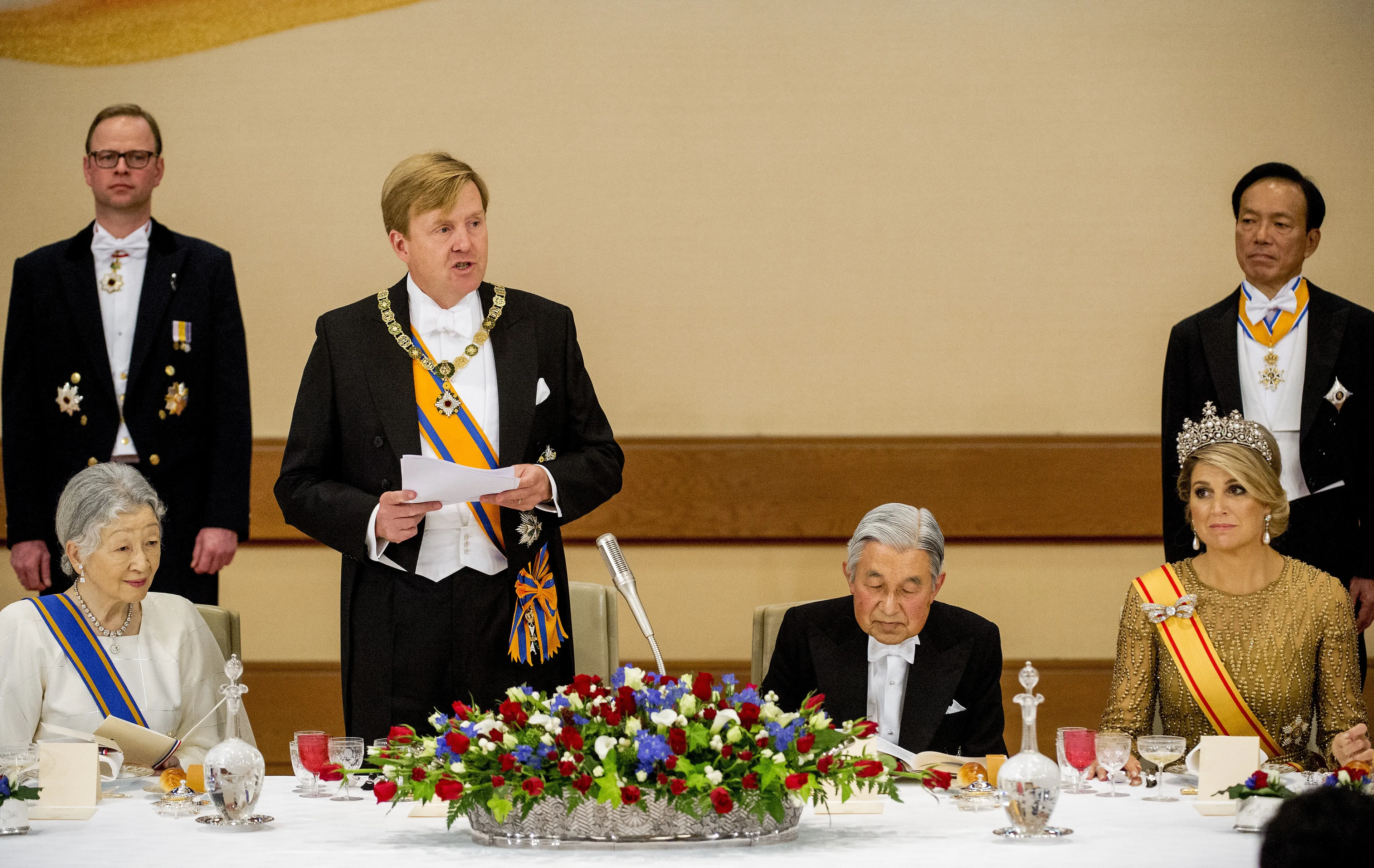 In 2014 brengen koning Willem-Alexander en koningin Máxima een staatsbezoek aan Japan.
