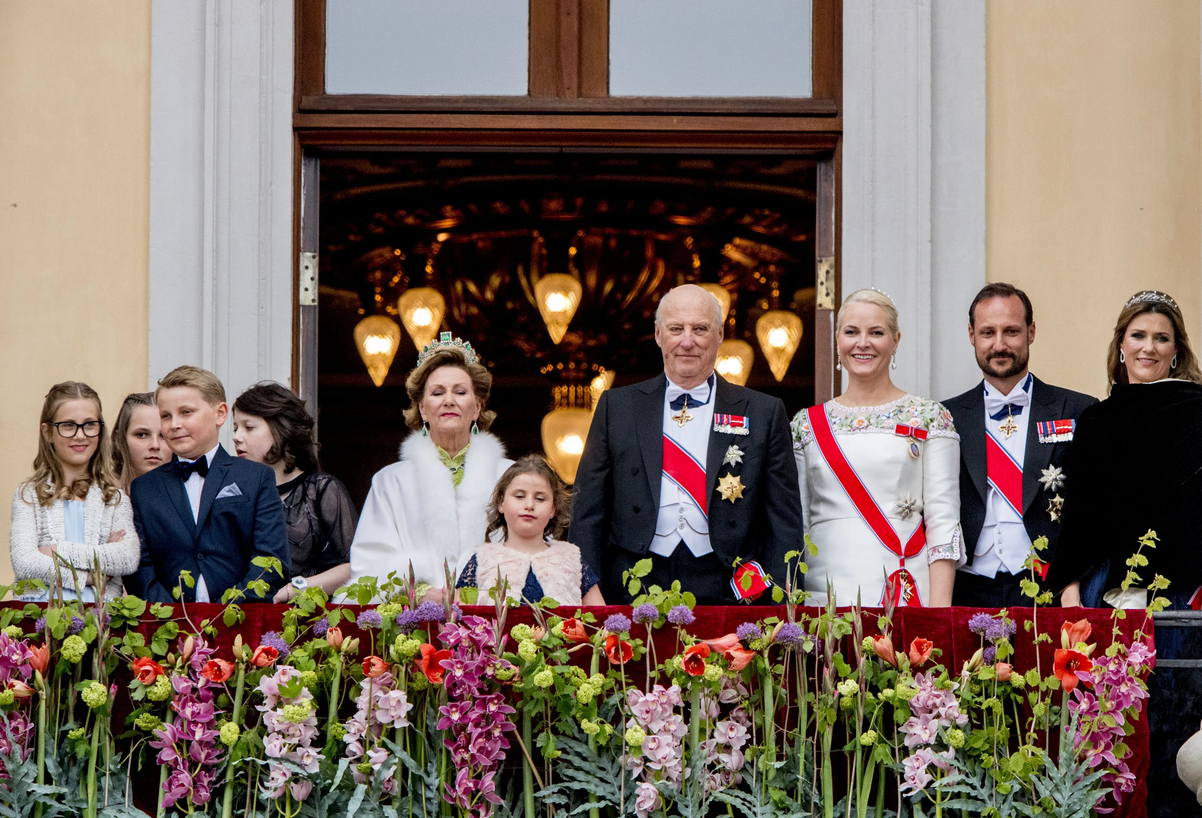Kroonprinses Mette-Marit draagt het Vifte-diadeem.