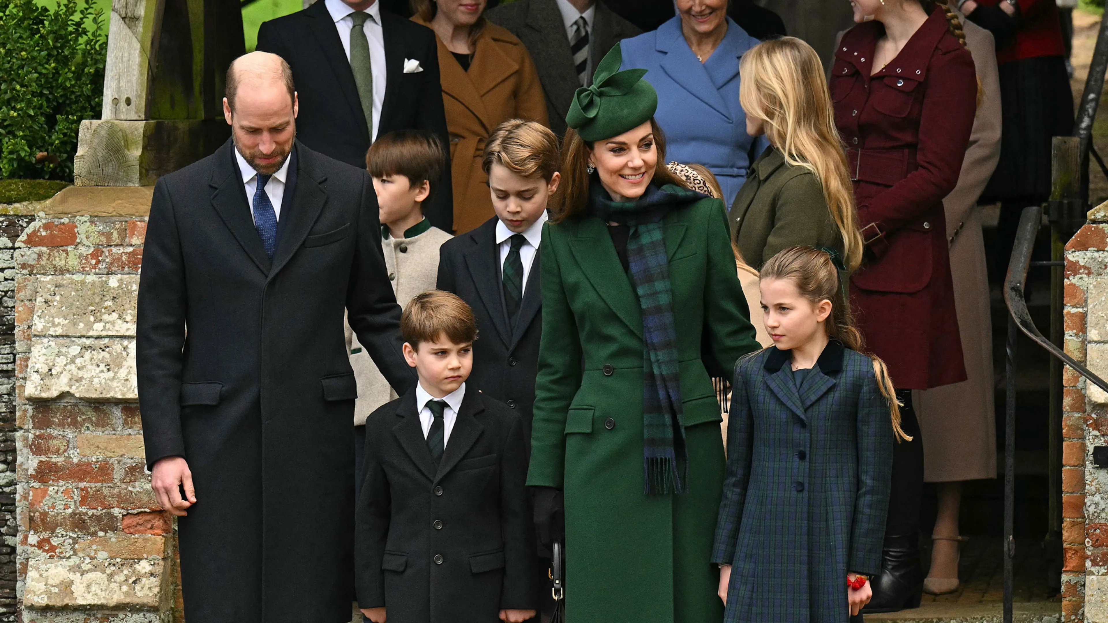 Déze royals gaan met kerst naar de kerk